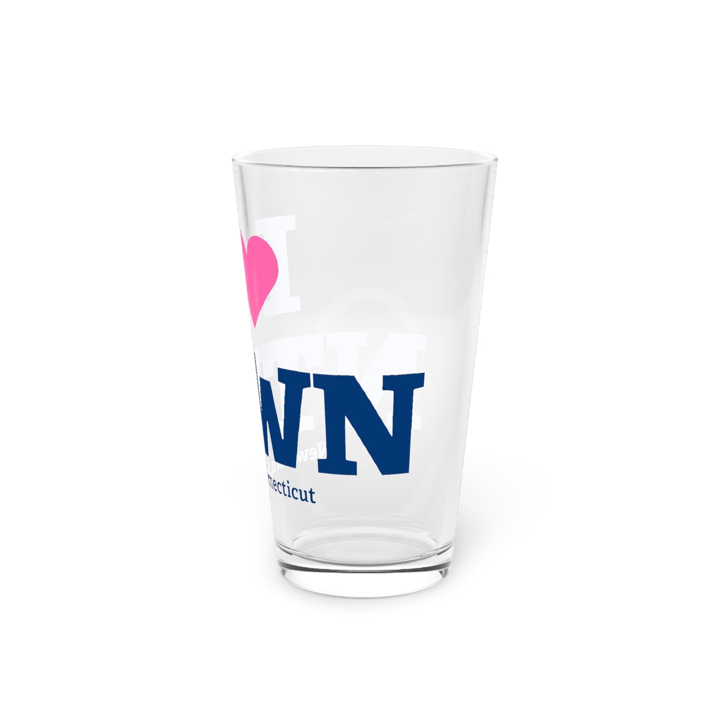 I Heart NTWN Pint Glass, 16oz