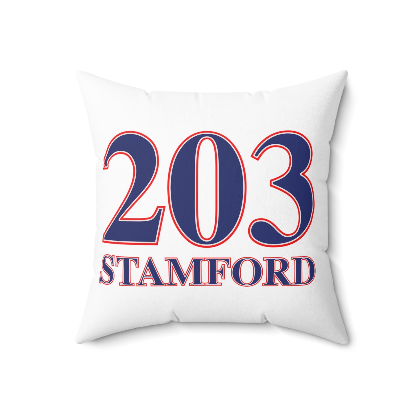 203 Stamford Red White & Blue Spun Polyester Square Pillow