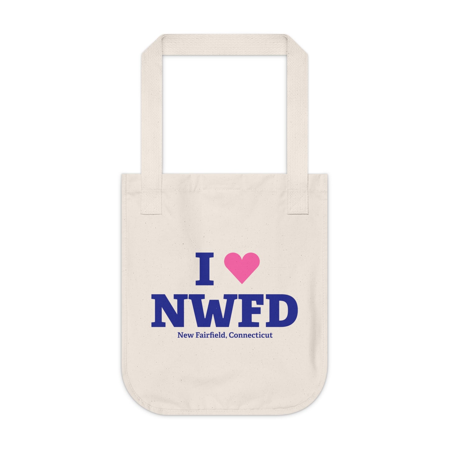 I Heart NWFD Organic Canvas Tote Bag