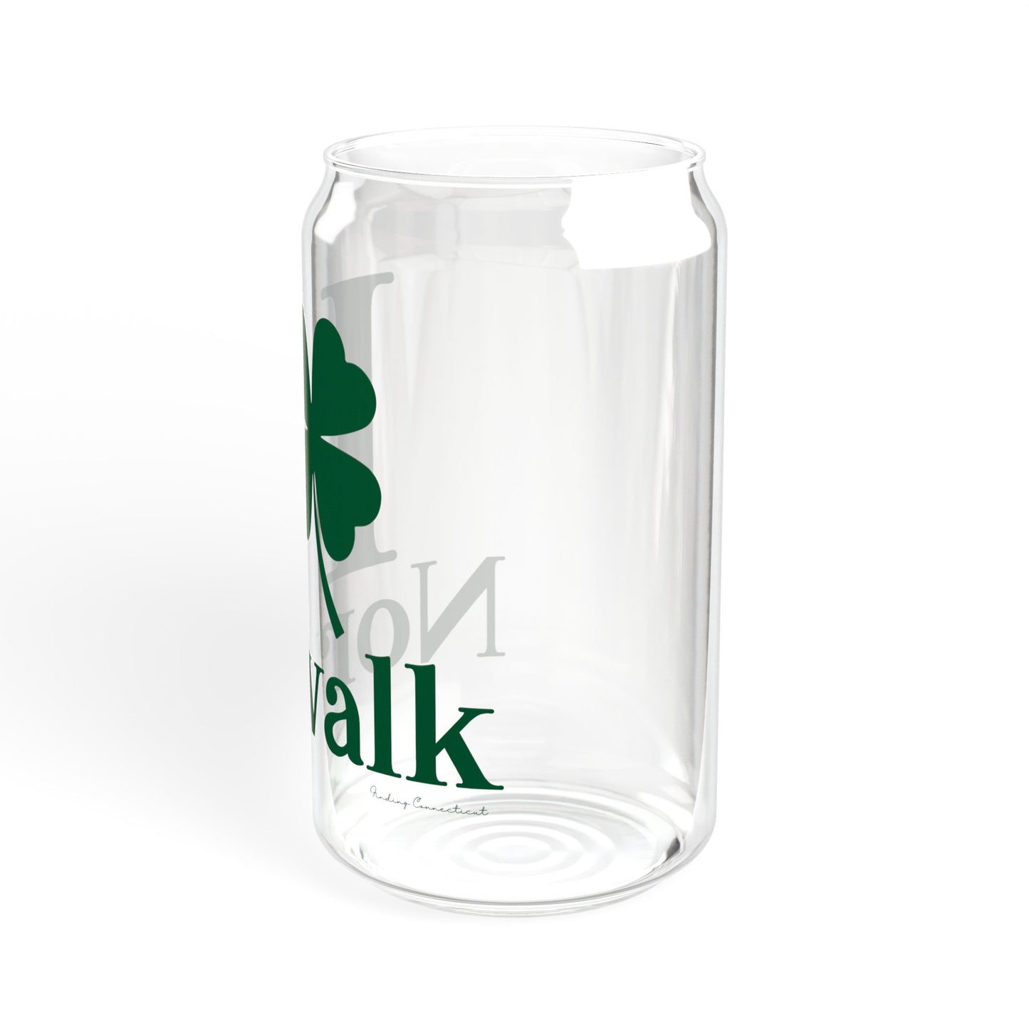 I Clover Norwalk Sipper Glass, 16oz