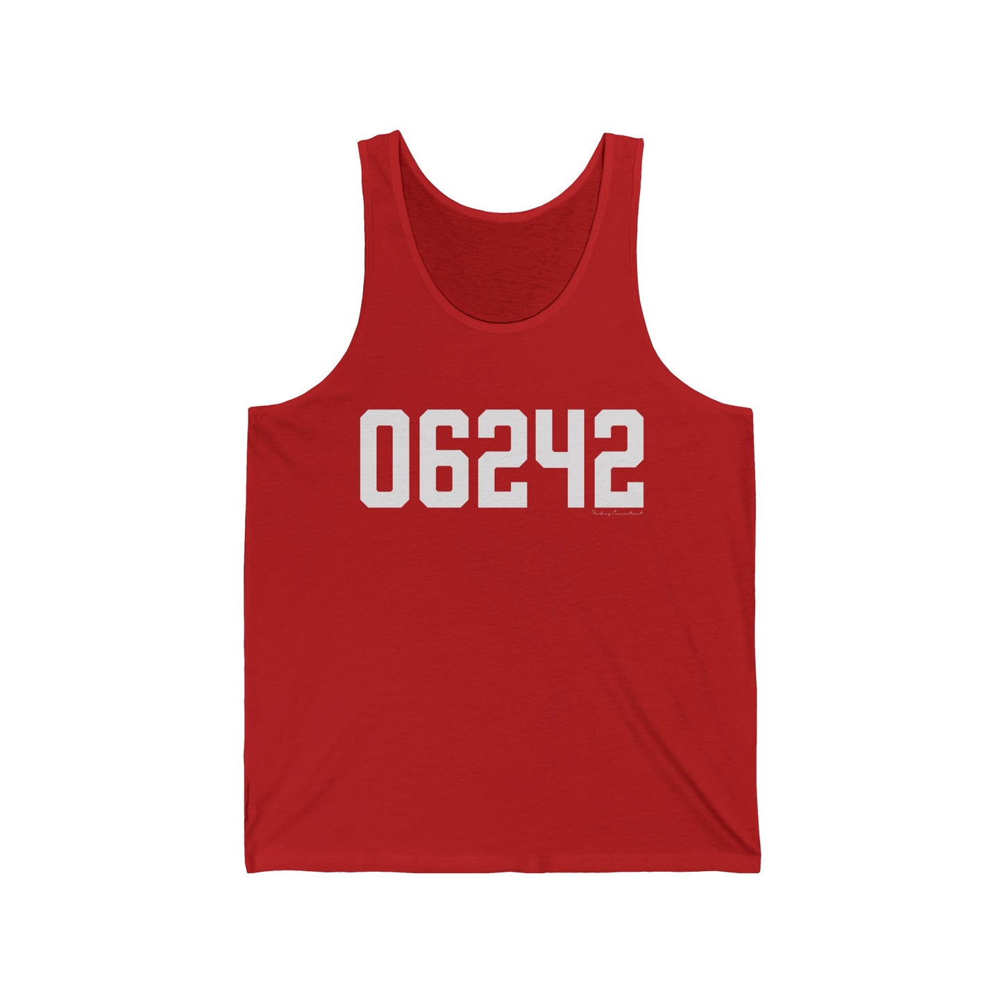 06242 Eastford CT Zip Code Unisex Jersey Tank Top
