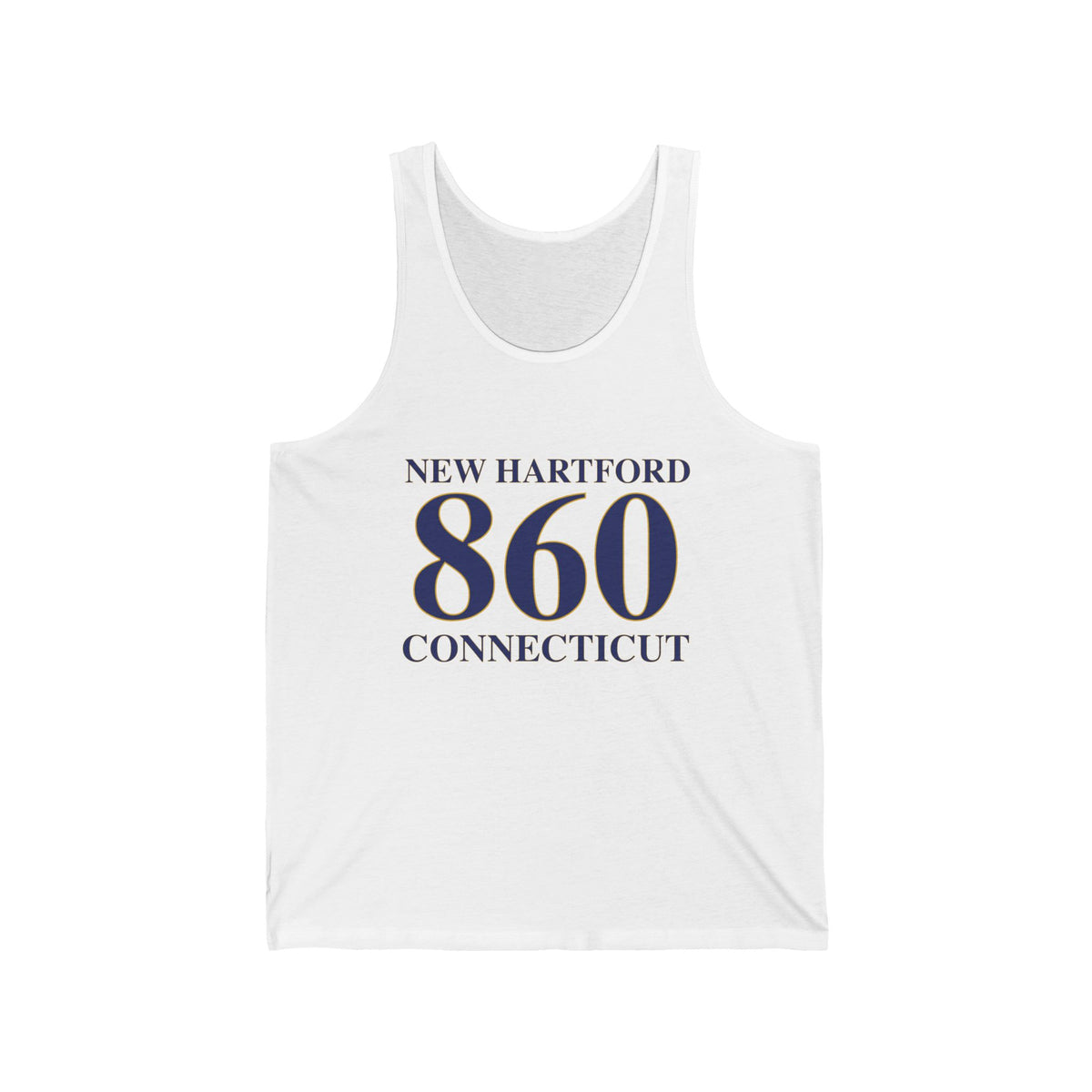 New Hartford 860 Connecticut Unisex Jersey Tank Top