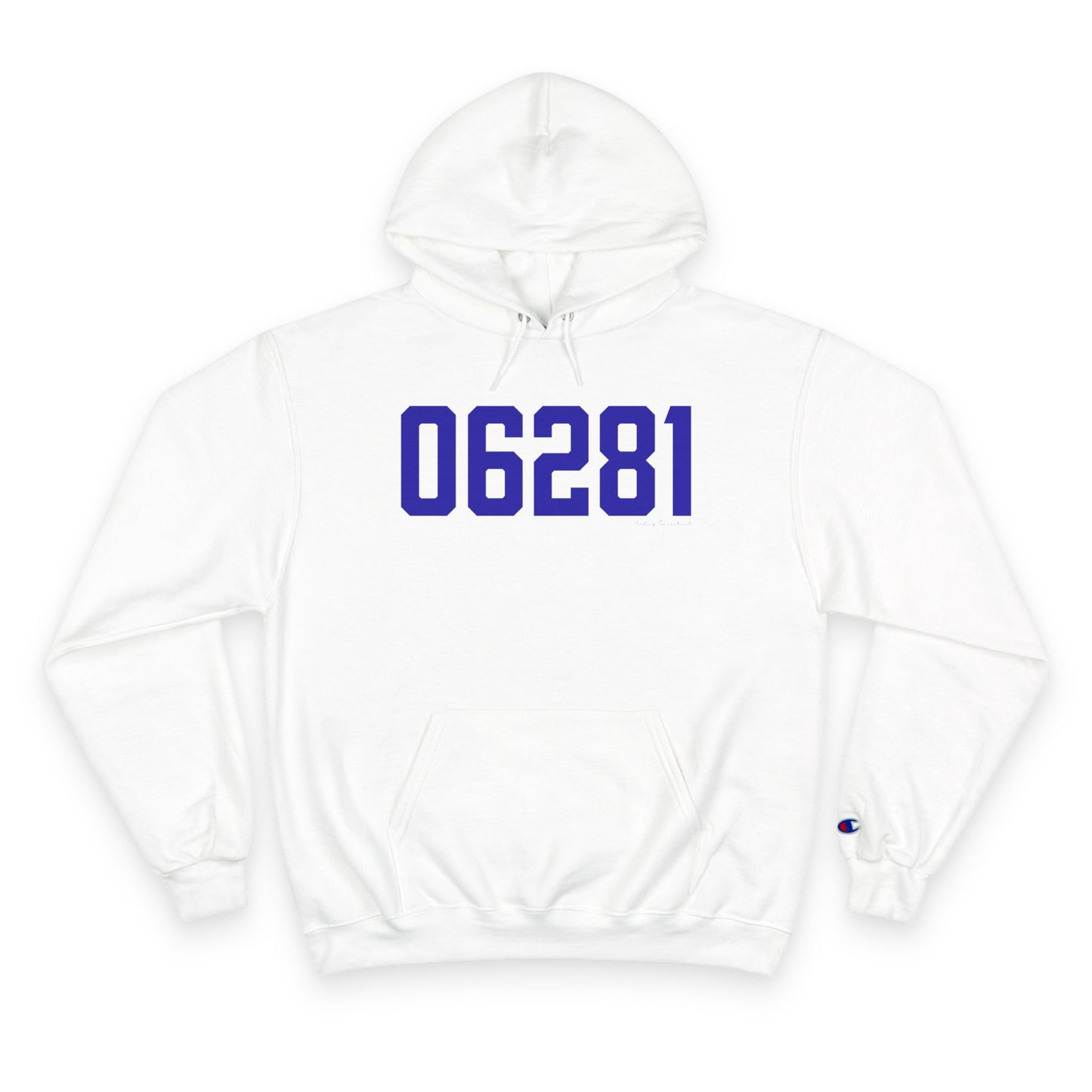 06281 Woodstock Connecticut Zip Code Champion Hoodie