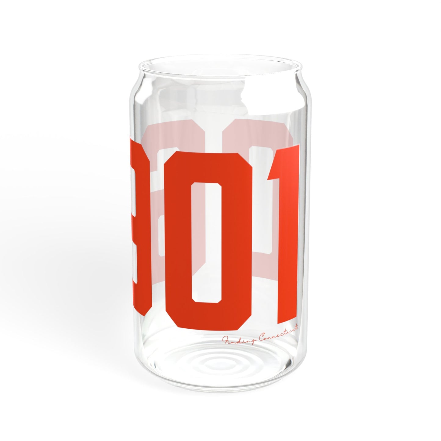 06901 Stamford Connecticut Zip Code Sipper Glass, 16oz