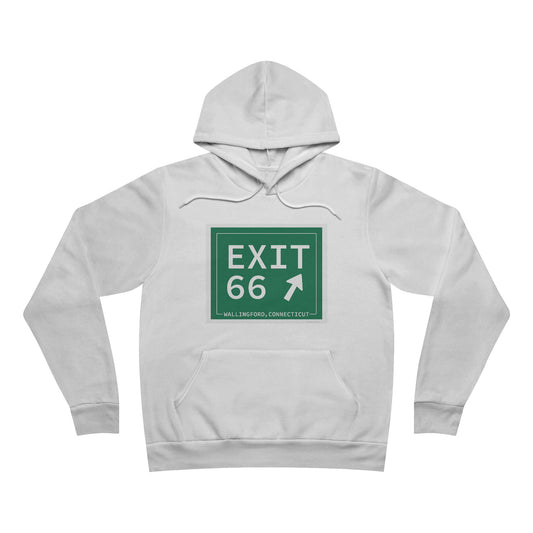 Vintage Exit 66 WCP Sign Unisex Sponge Fleece Pullover Hoodie