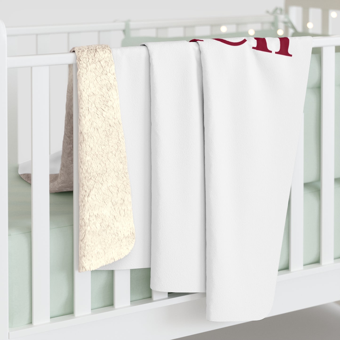 Just a kid from Greenwich Sherpa Fleece Blanket