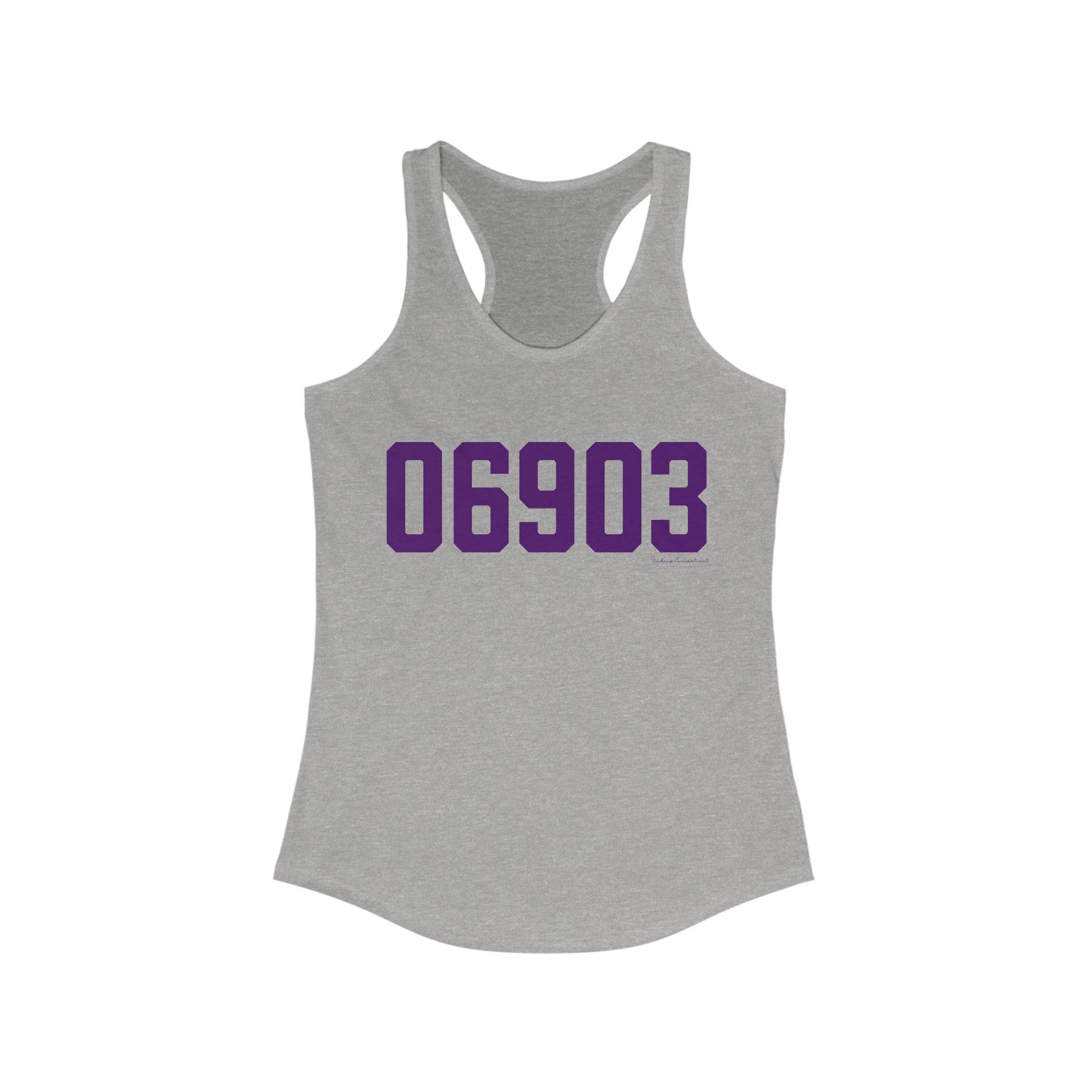 06903 Stamford Connecticut Zip Code Women's Ideal Racerback Tank Top