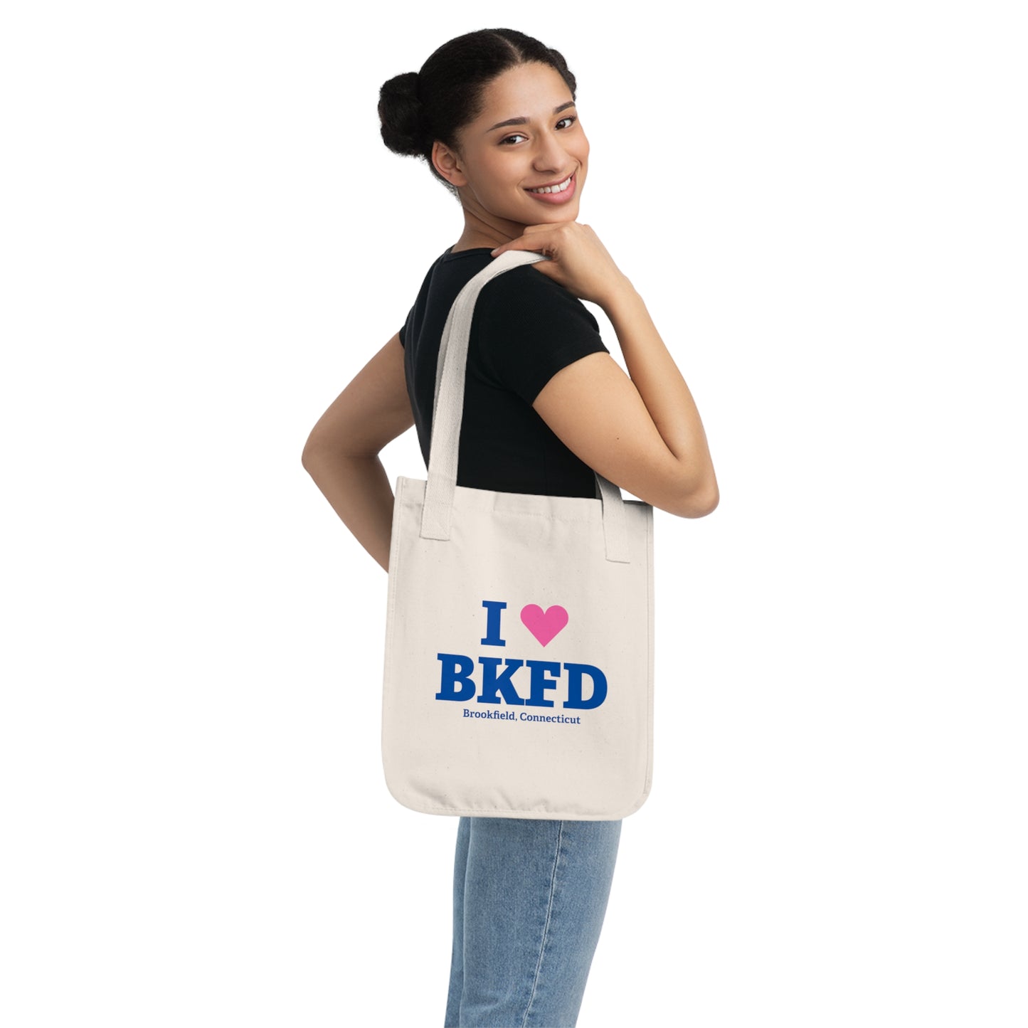 I Heart BKFD Organic Canvas Tote Bag