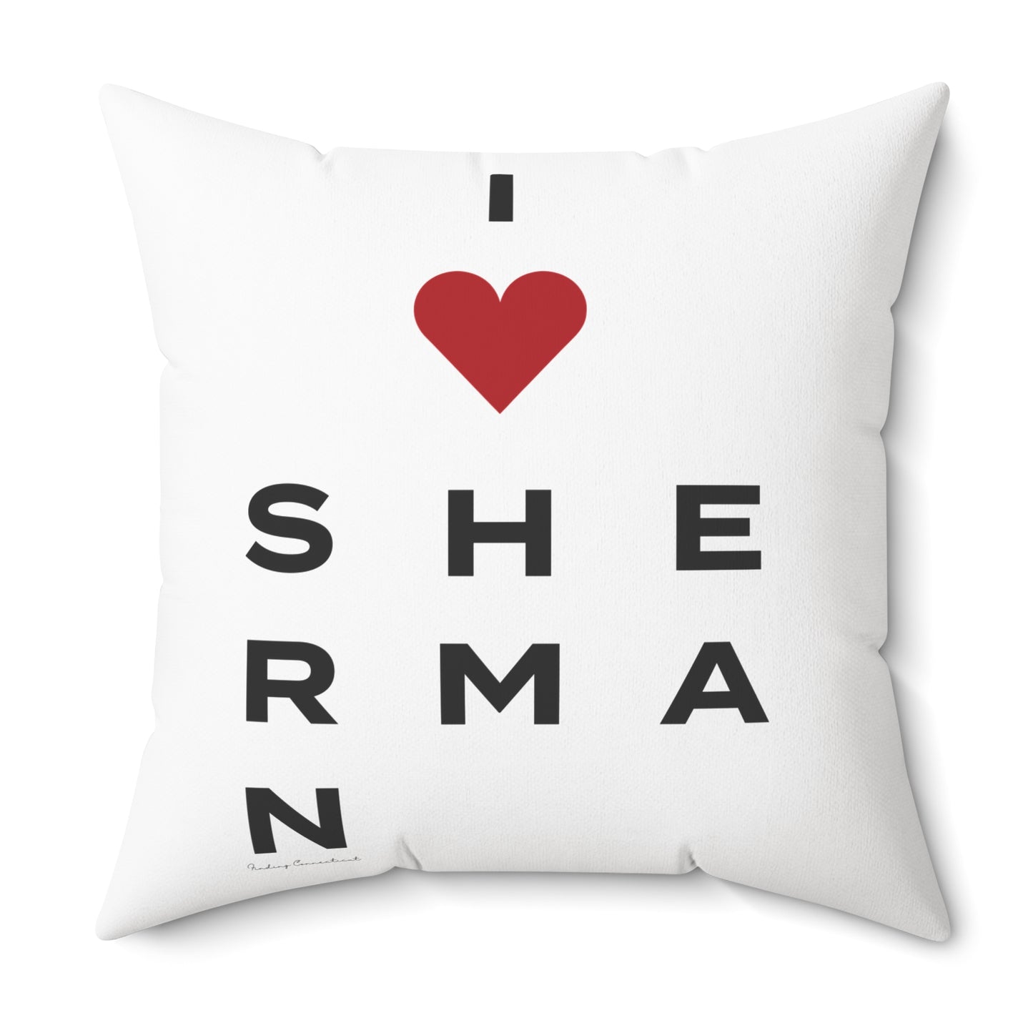 Sherman Vision Spun Polyester Square Pillow