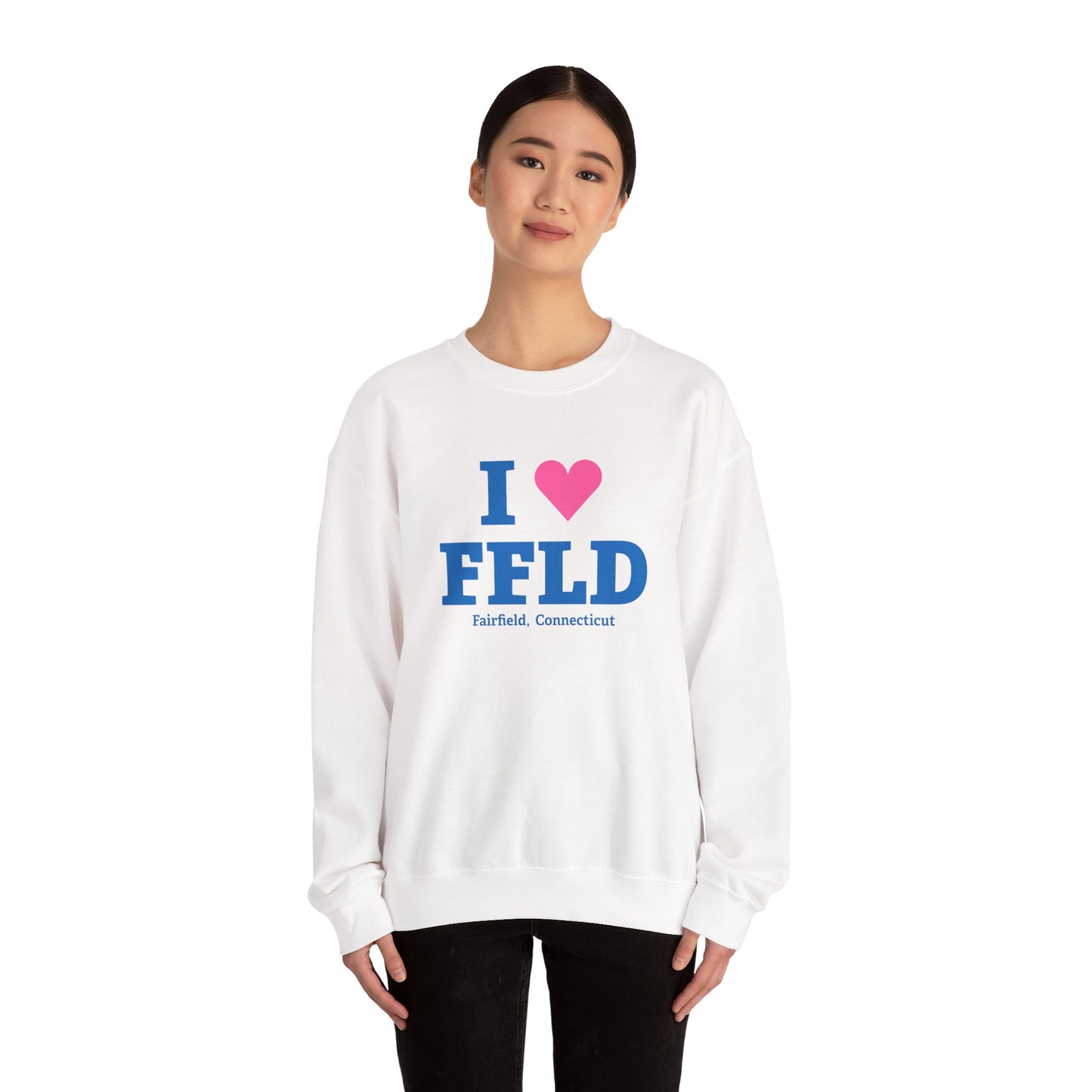 I Heart FFLD Unisex Heavy Blend™ Crewneck Sweatshirt