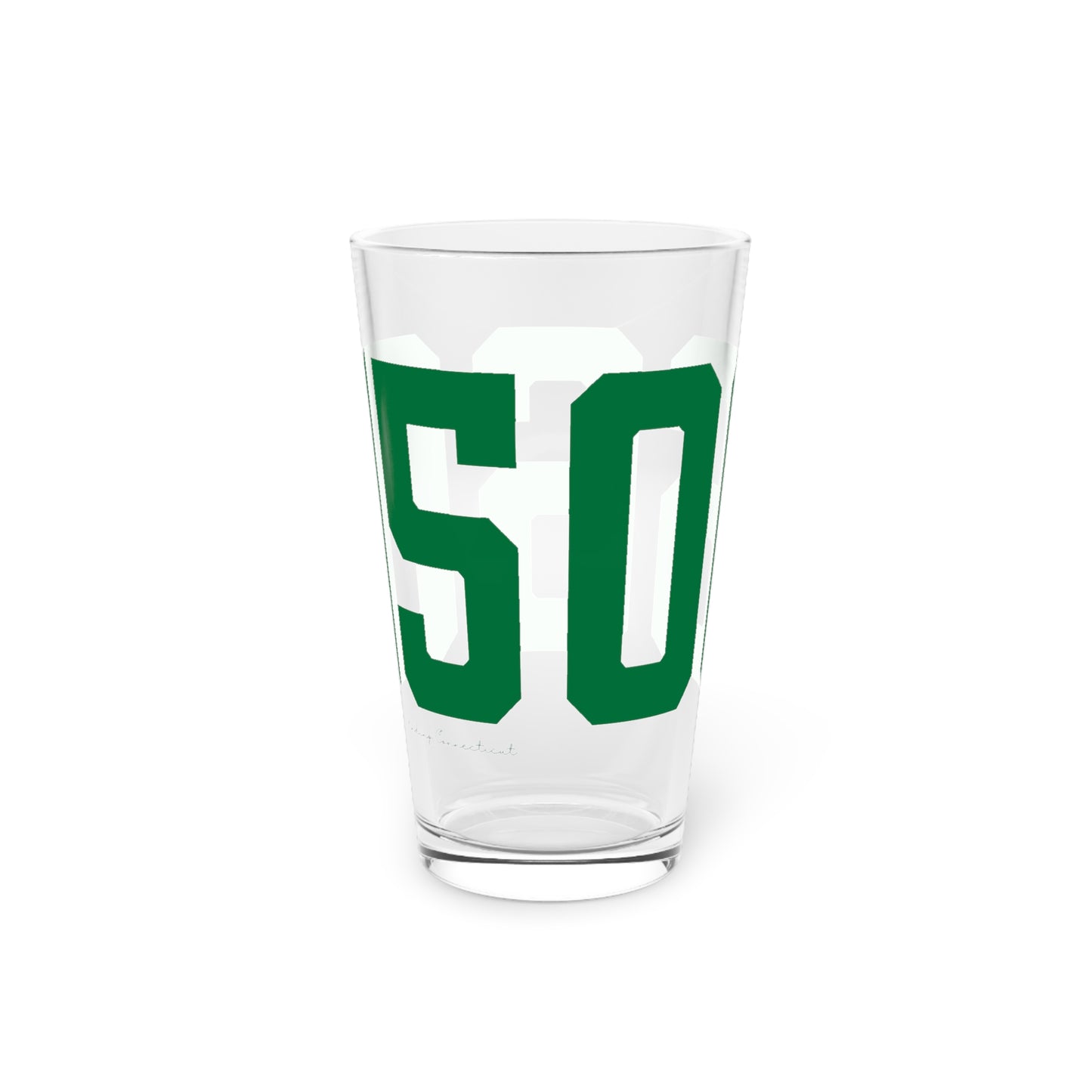 06605 Bridgeport Connecticut Zip Code Pint Glass, 16oz