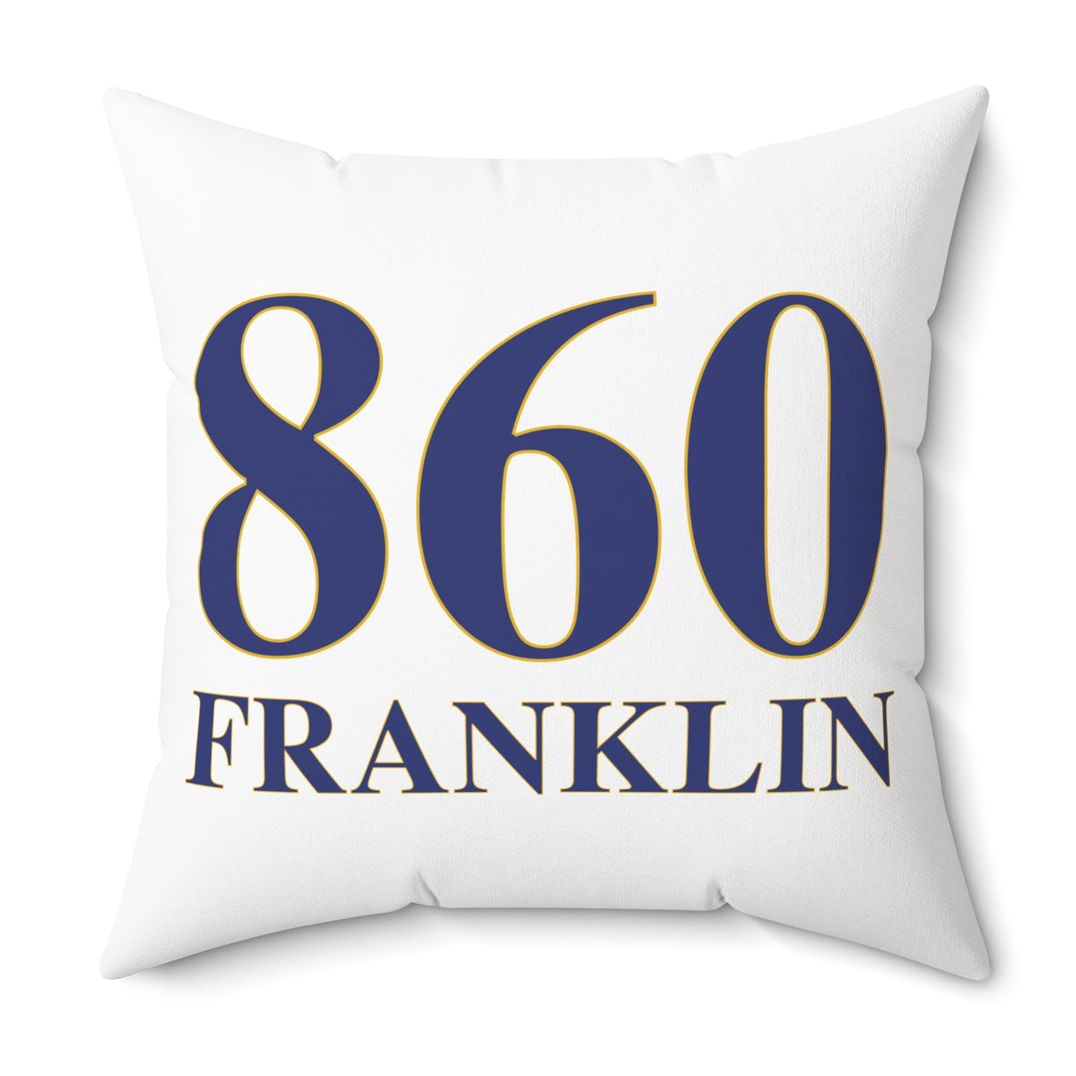 860 Franklin Spun Polyester Square Pillow