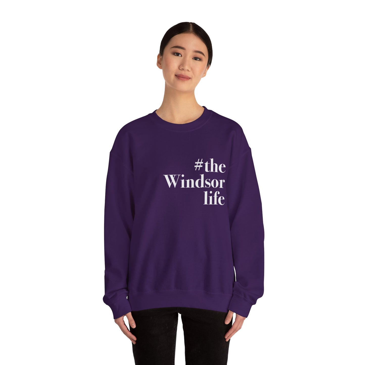 #thewindsorlife Unisex Heavy Blend™ Crewneck Sweatshirt