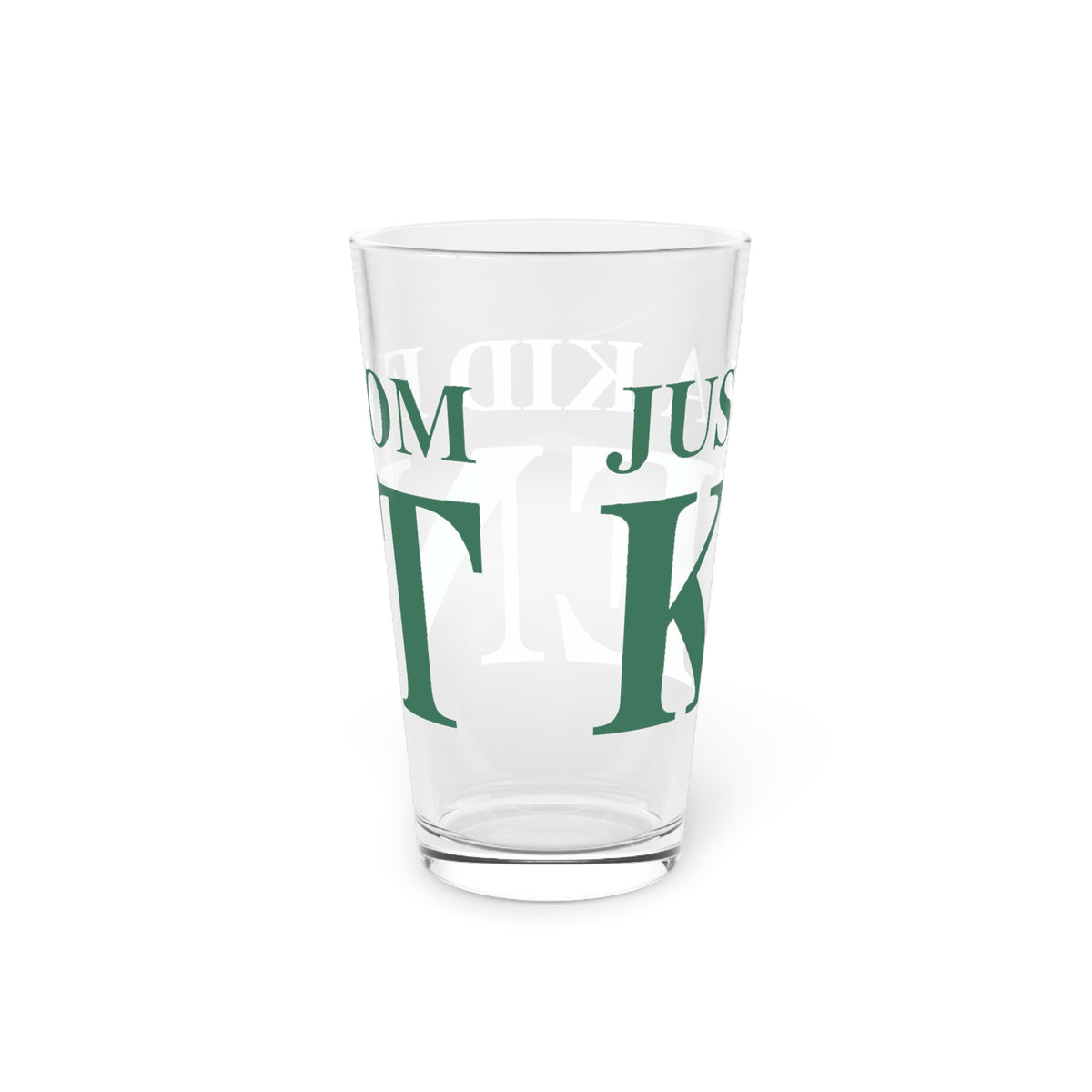 Just a kid from Kent Pint Glass, 16oz