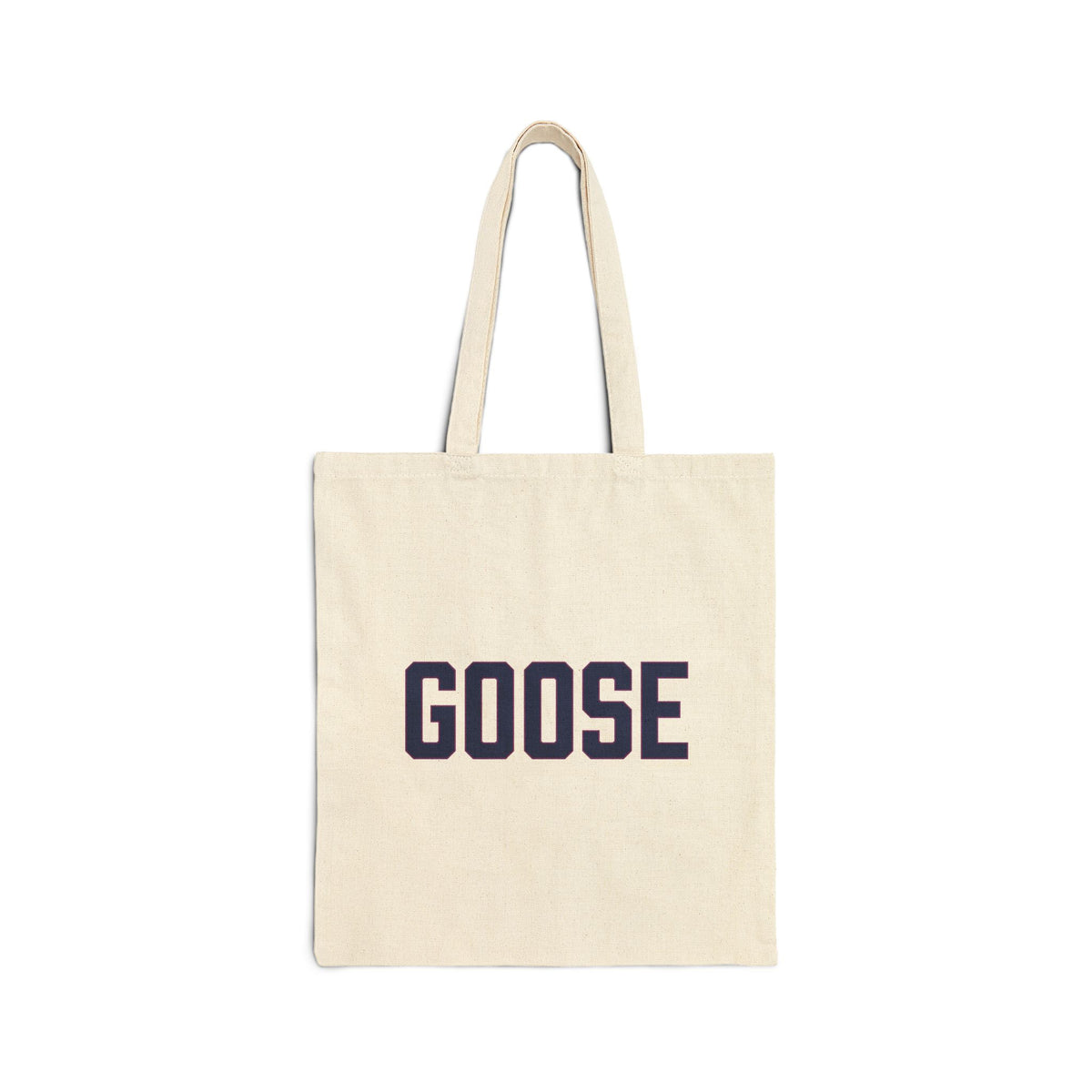 Goose Zip Code Blue & Purple Cotton Canvas Tote Bag