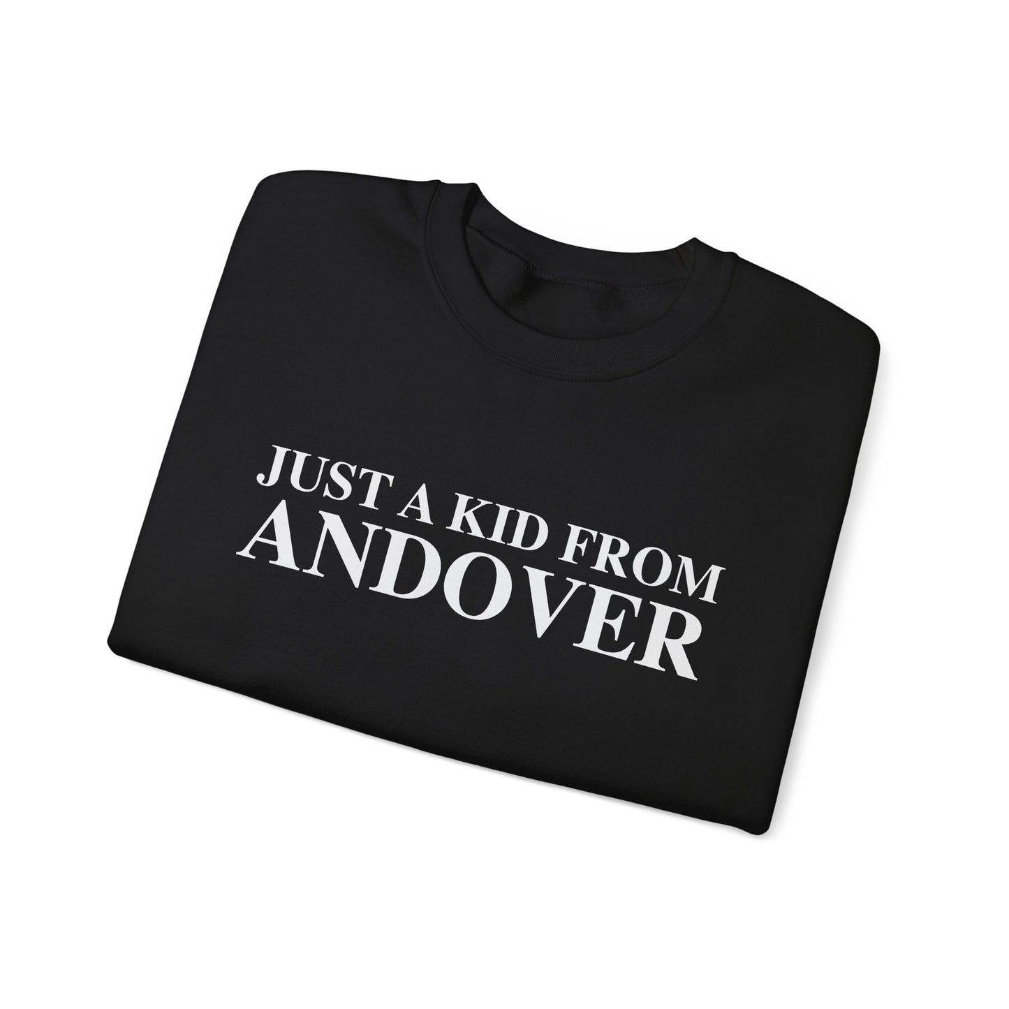 Just a kid from Andover Unisex Heavy Blend™ Crewneck Sweatshirt