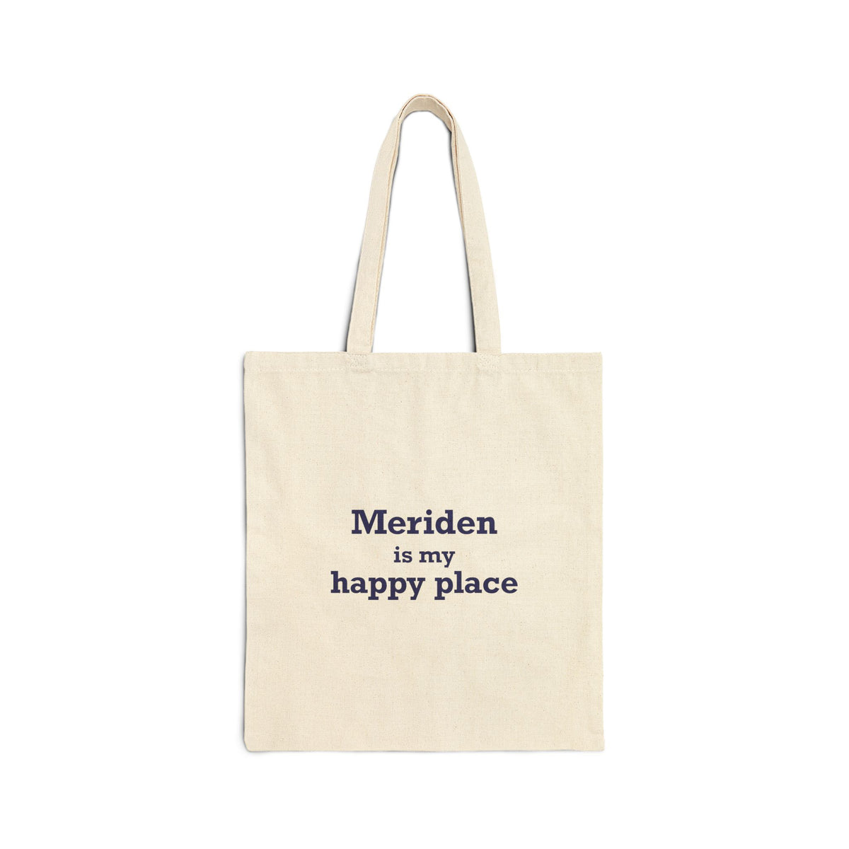 Meriden is My Happy Place Canvas Tote Bag