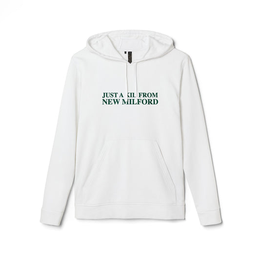 Just a kid from New Milford adidas Unisex Fleece Hoodie