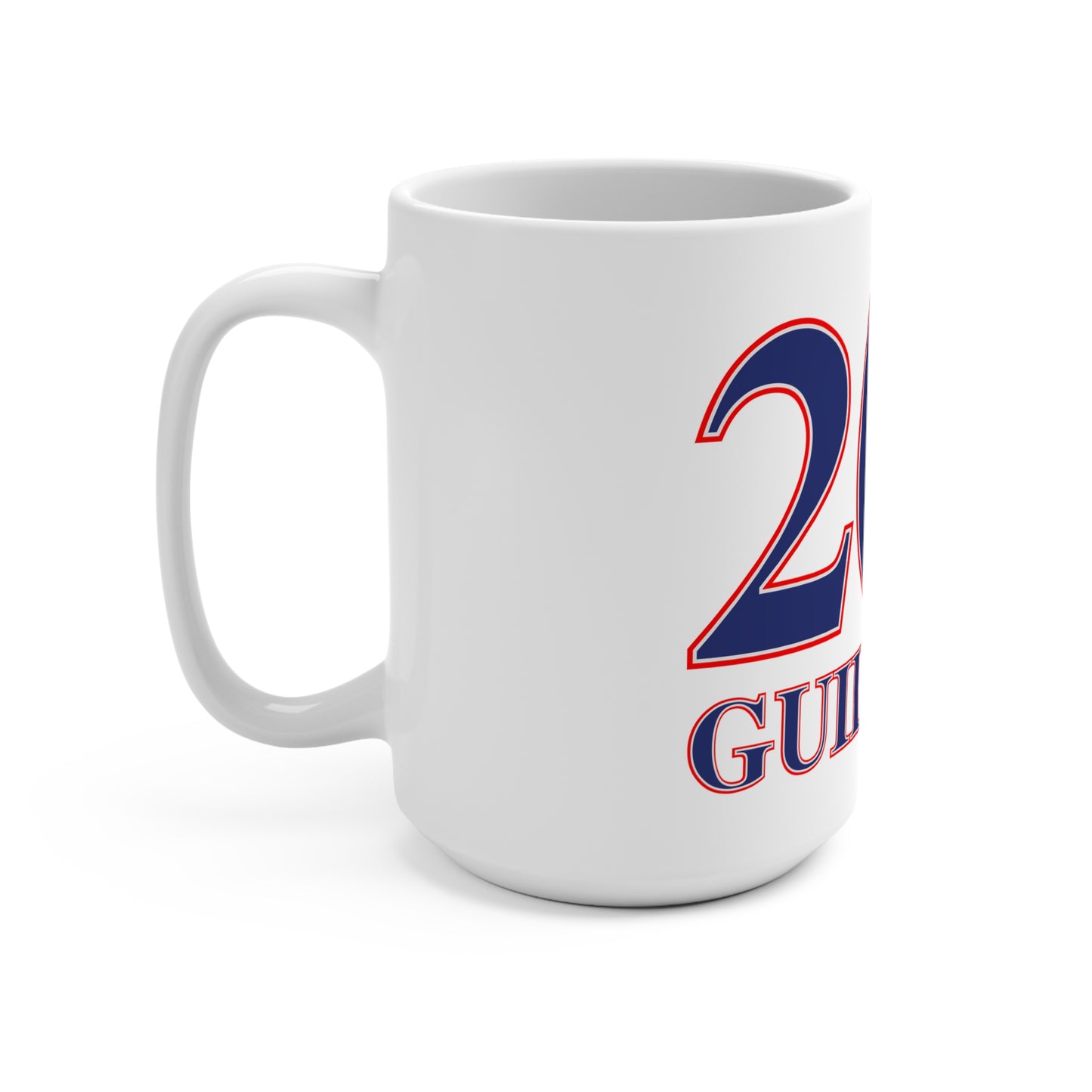 203 Guilford Red White & Blue Mug 15oz