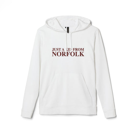 Just a kid from Norfolk adidas Unisex Fleece Hoodie