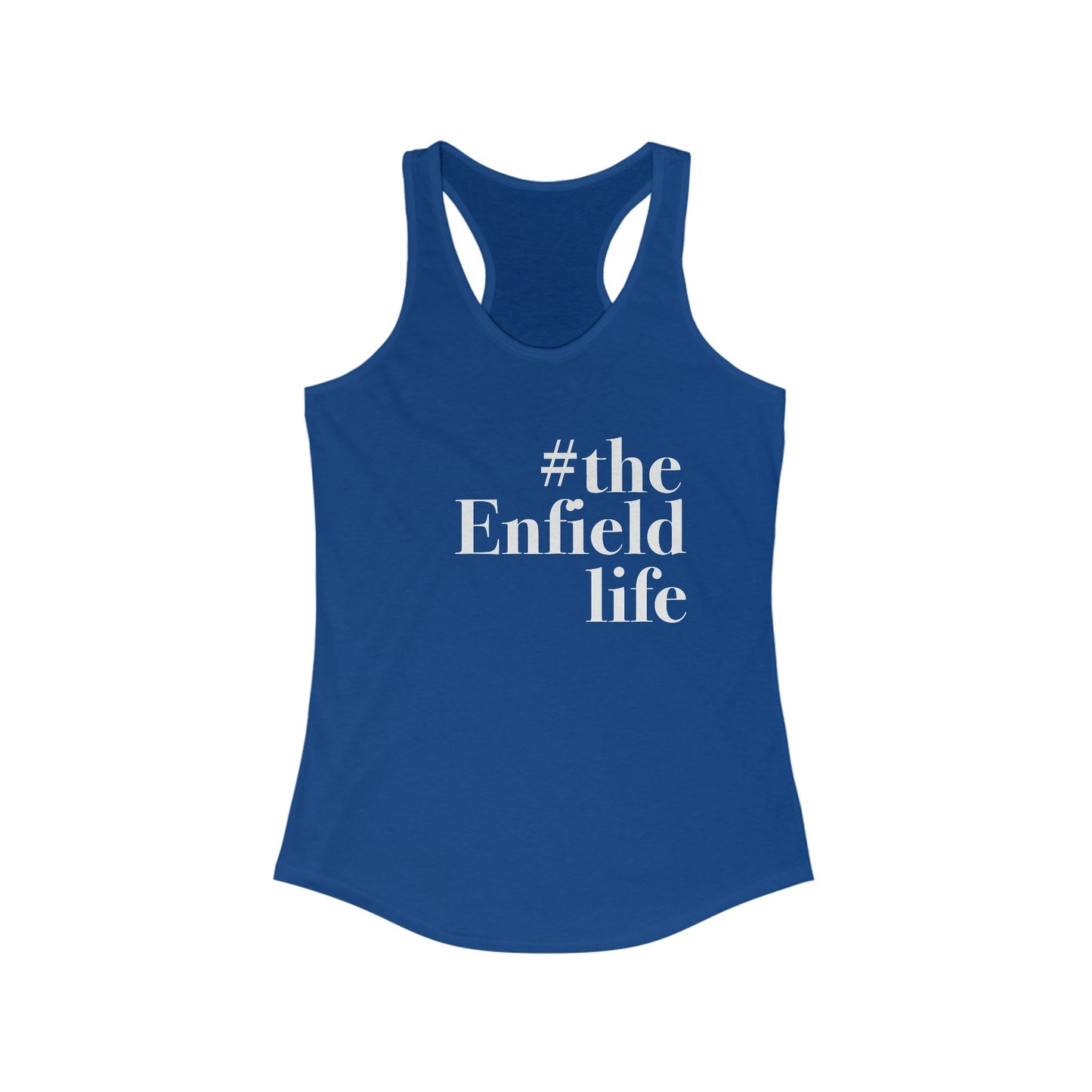 #theenfieldlife Women's Ideal Racerback Tank