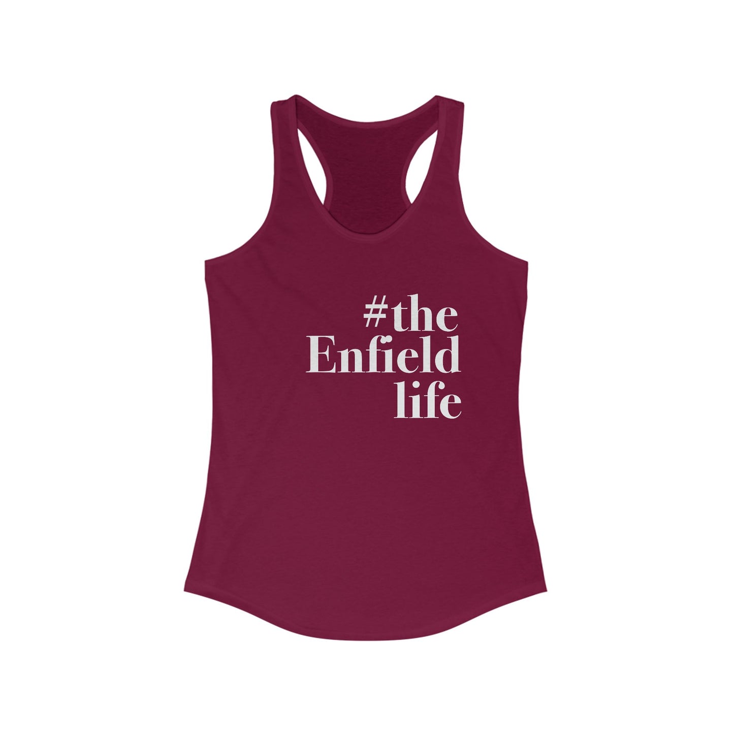 #theenfieldlife Women's Ideal Racerback Tank