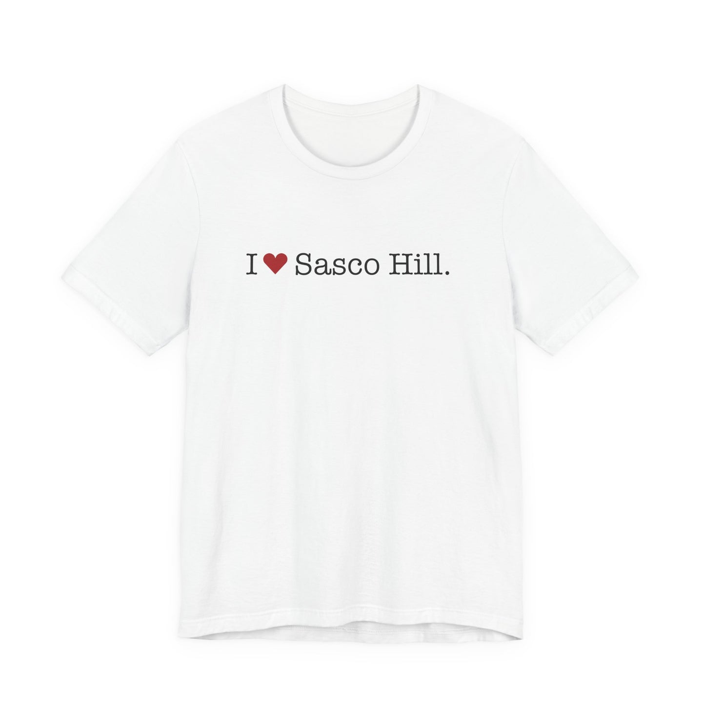 I Heart Sasco Hill. Unisex Jersey Short Sleeve T-Shirt