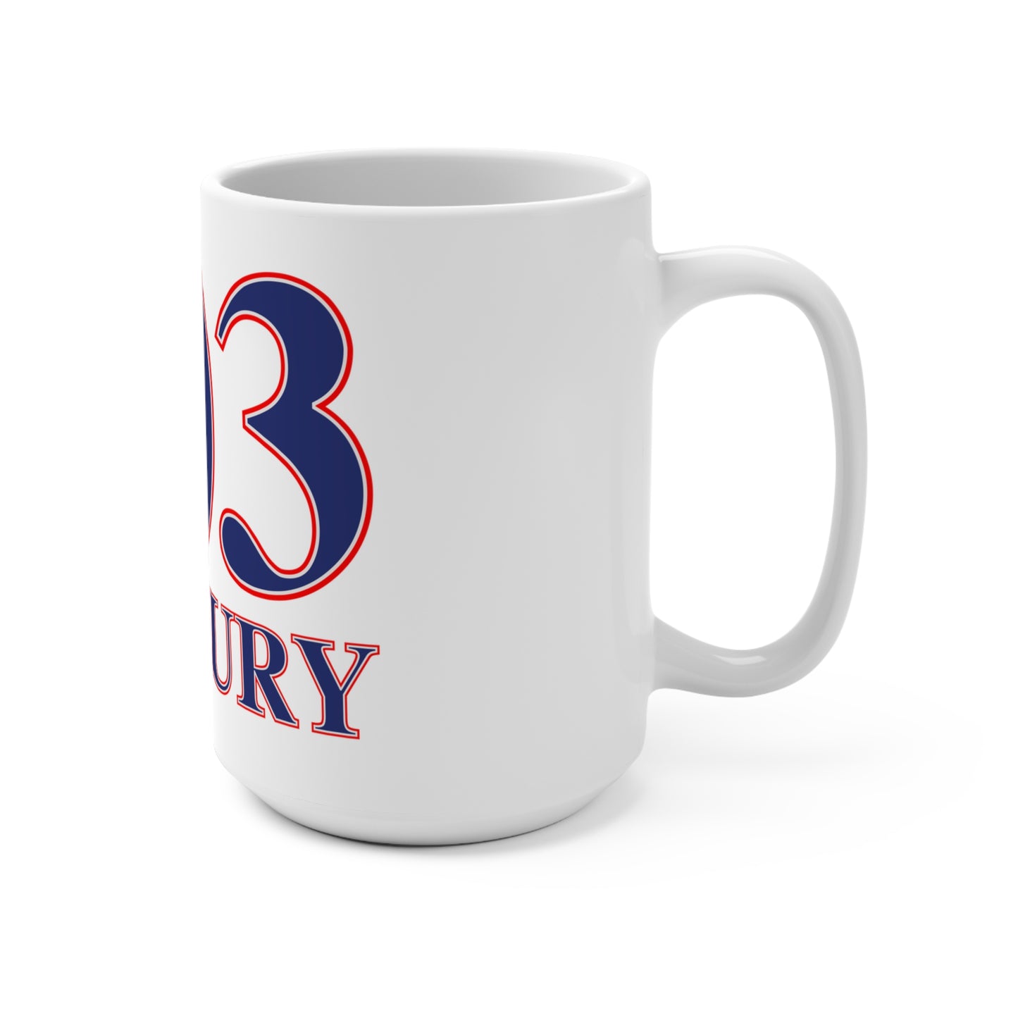 203 Danbury Red White & Blue Mug 15oz