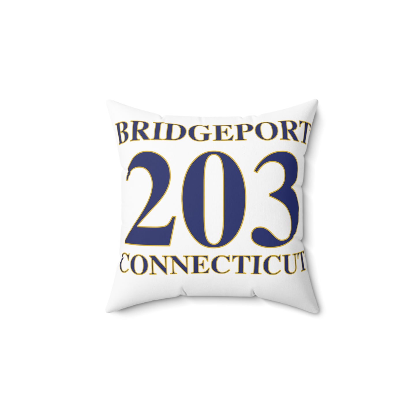 Bridgeport 203 Connecticut Spun Polyester Square Pillow