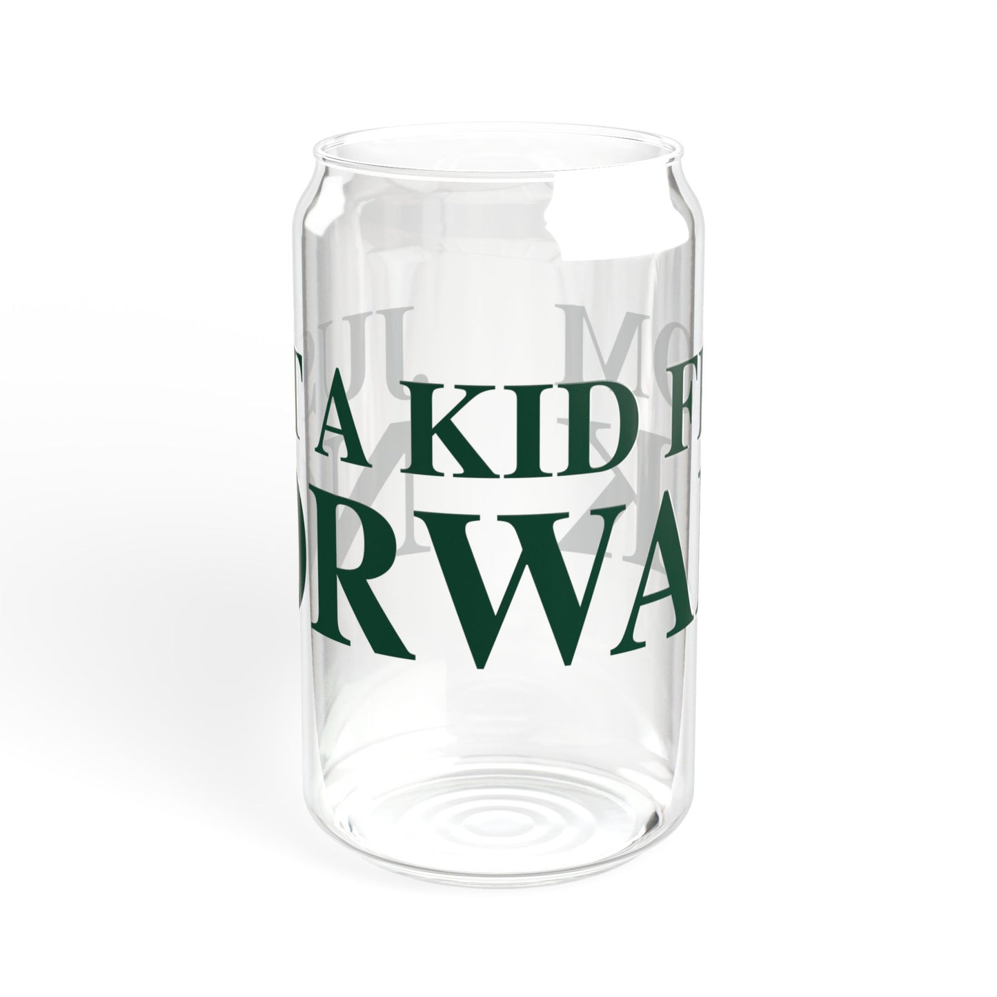 Just a kid from Norwalk Sipper Glass, 16oz