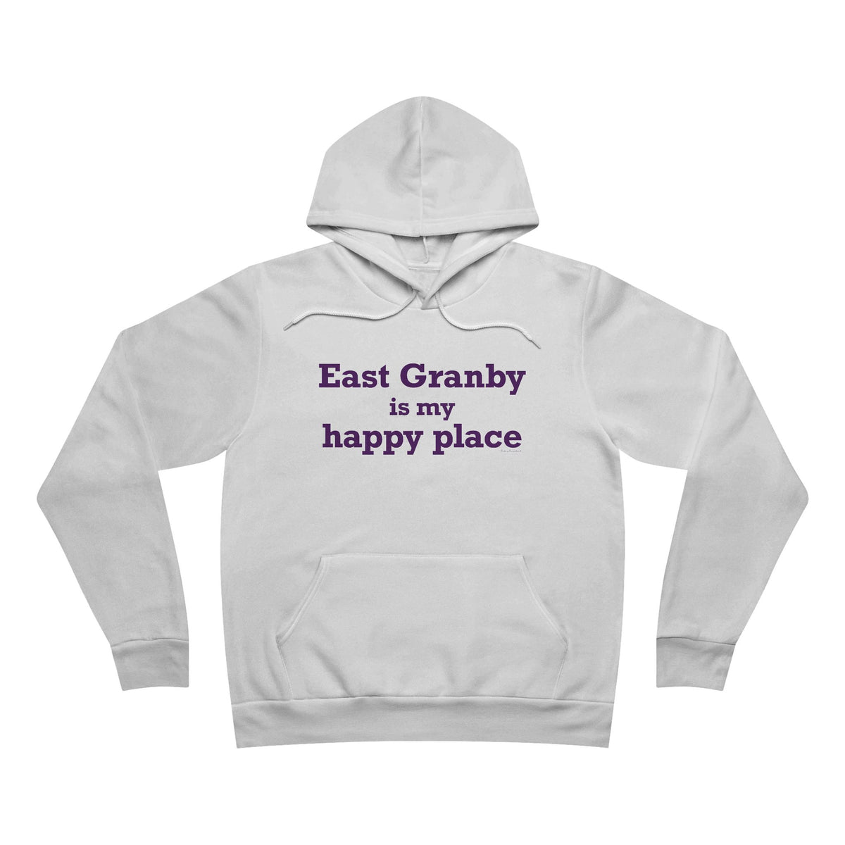 East Granby is My Happy Place Unisex Sponge Fleece Pullover Hoodie