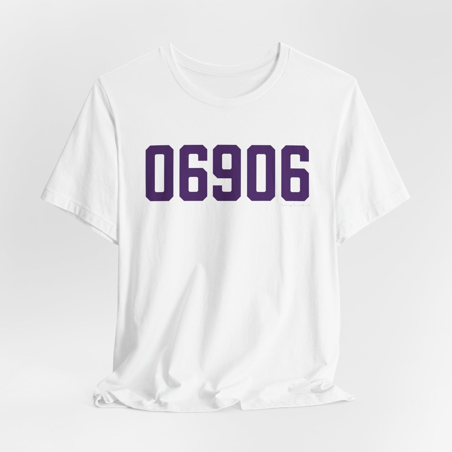 06906 Stamford Connecticut Zip Code Unisex Jersey Short Sleeve T-Shirt