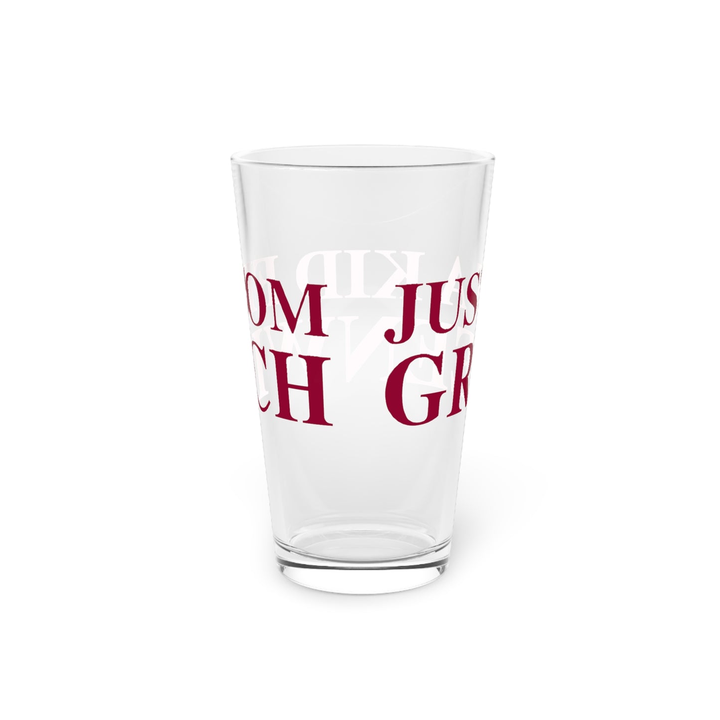 Just a kid from Greenwich Pint Glass, 16oz