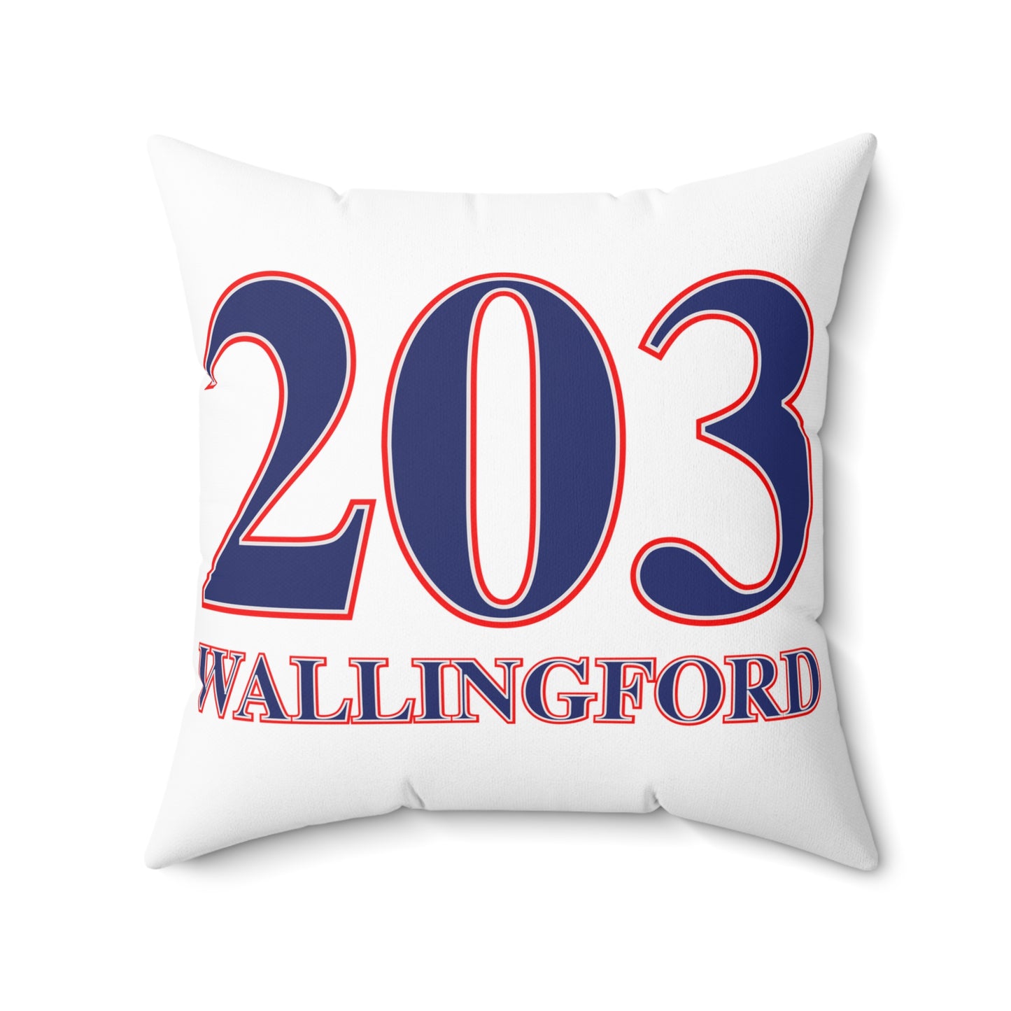 203 Wallingford Red White & Blue Spun Polyester Square Pillow