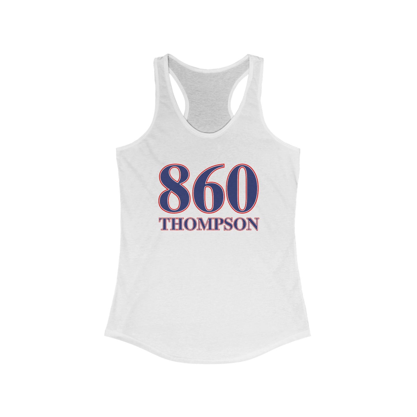 860 Thompson Red White & Blue Women's Ideal Racerback Tank Top