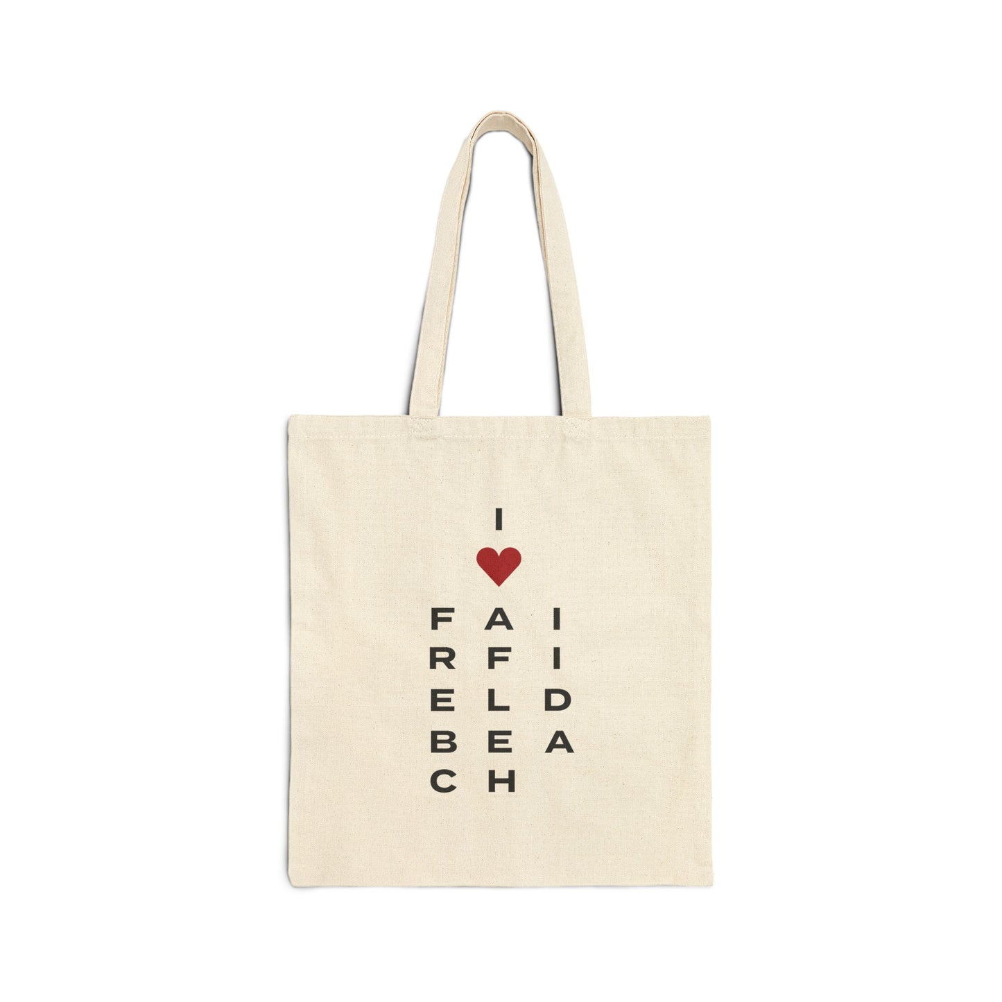 Fairfield Beach Vision Cotton Canvas Tote Bag