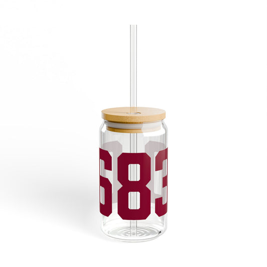 06830 - Greenwich Connecticut Zip Code  Sipper Glass, 16oz