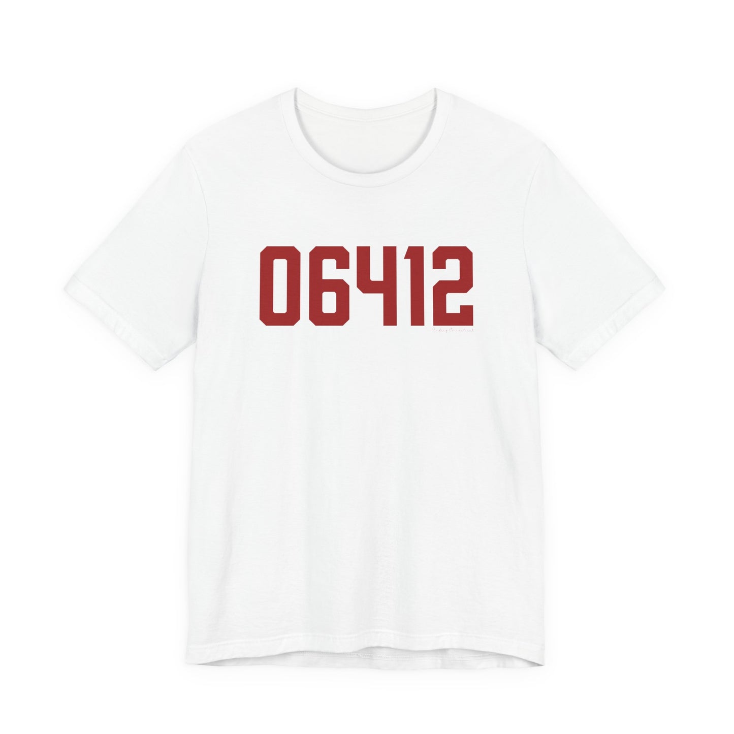 06412 Chester Connecticut Zip Code Unisex Jersey Short Sleeve T-Shirt