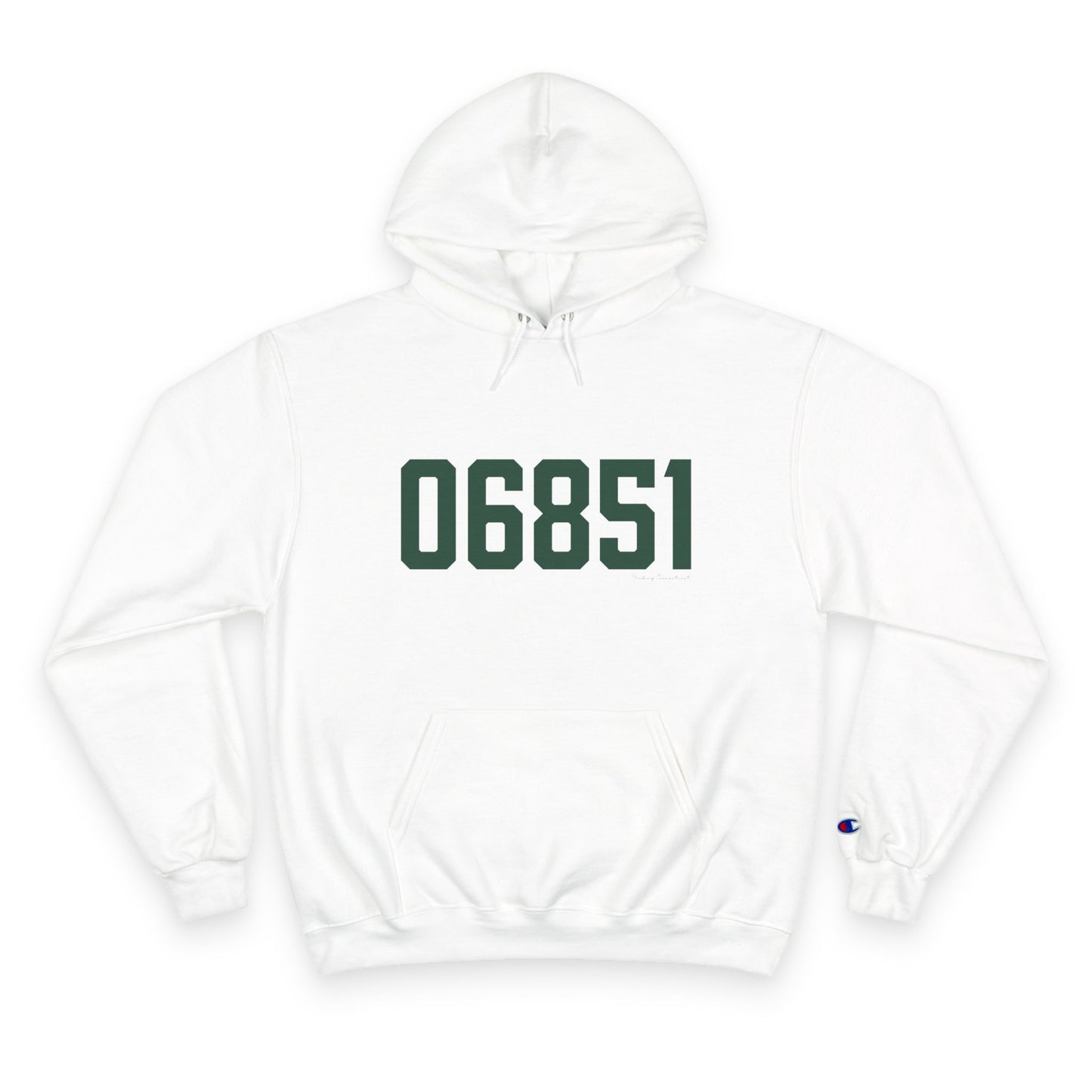 06851 Norwalk Connecticut Zip Code Champion Hoodie Sweatshirt