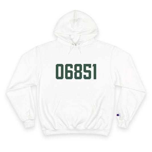 06851 Norwalk Connecticut Zip Code Champion Hoodie Sweatshirt