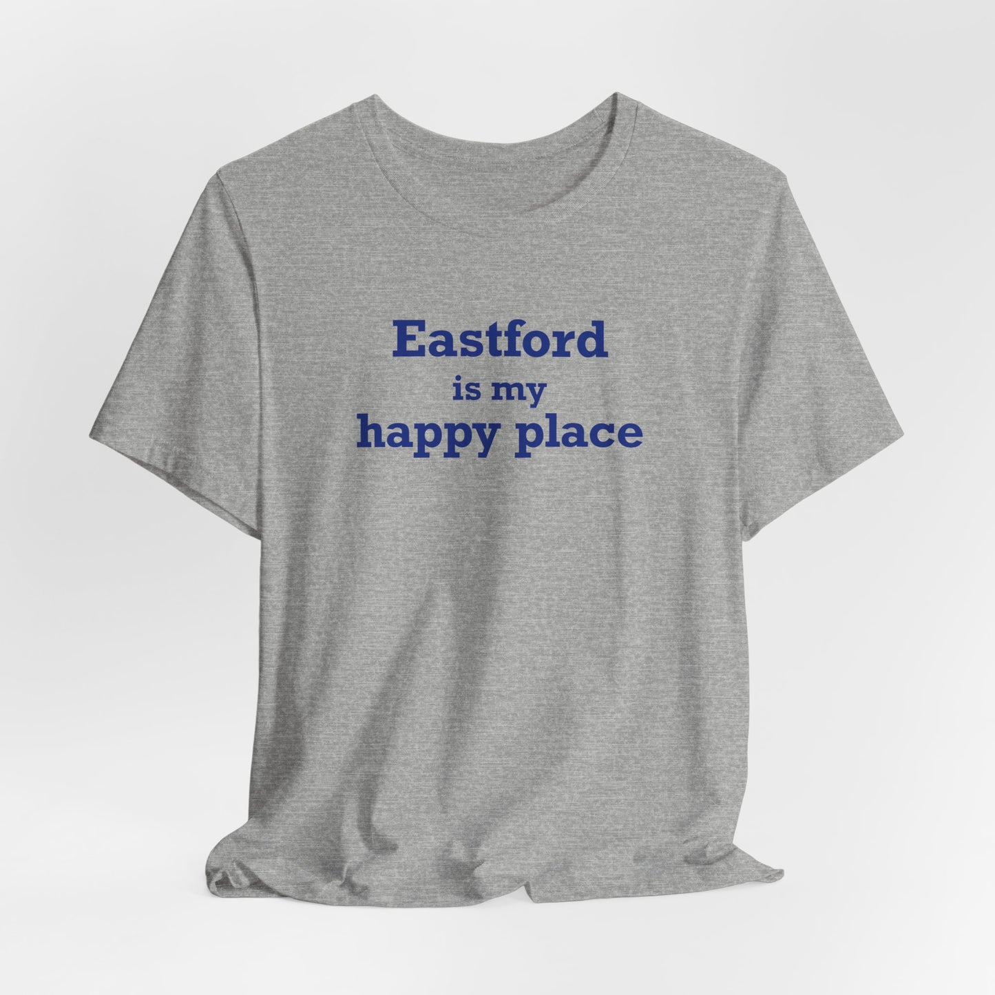 Eastford is My Happy Place
Unisex Jersey Short Sleeve T-Shirt