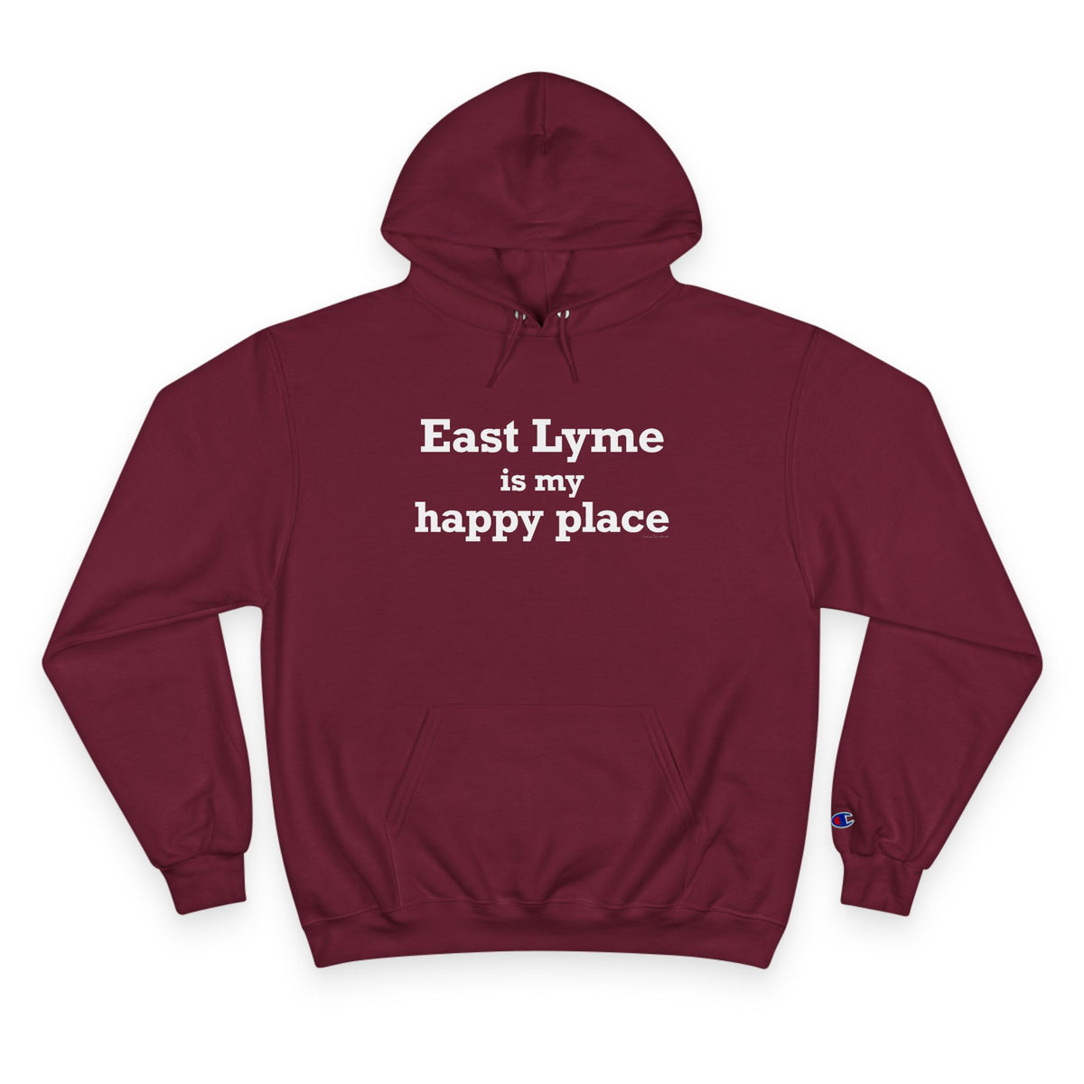 East Lyme is My Happy Place Champion Hoodie