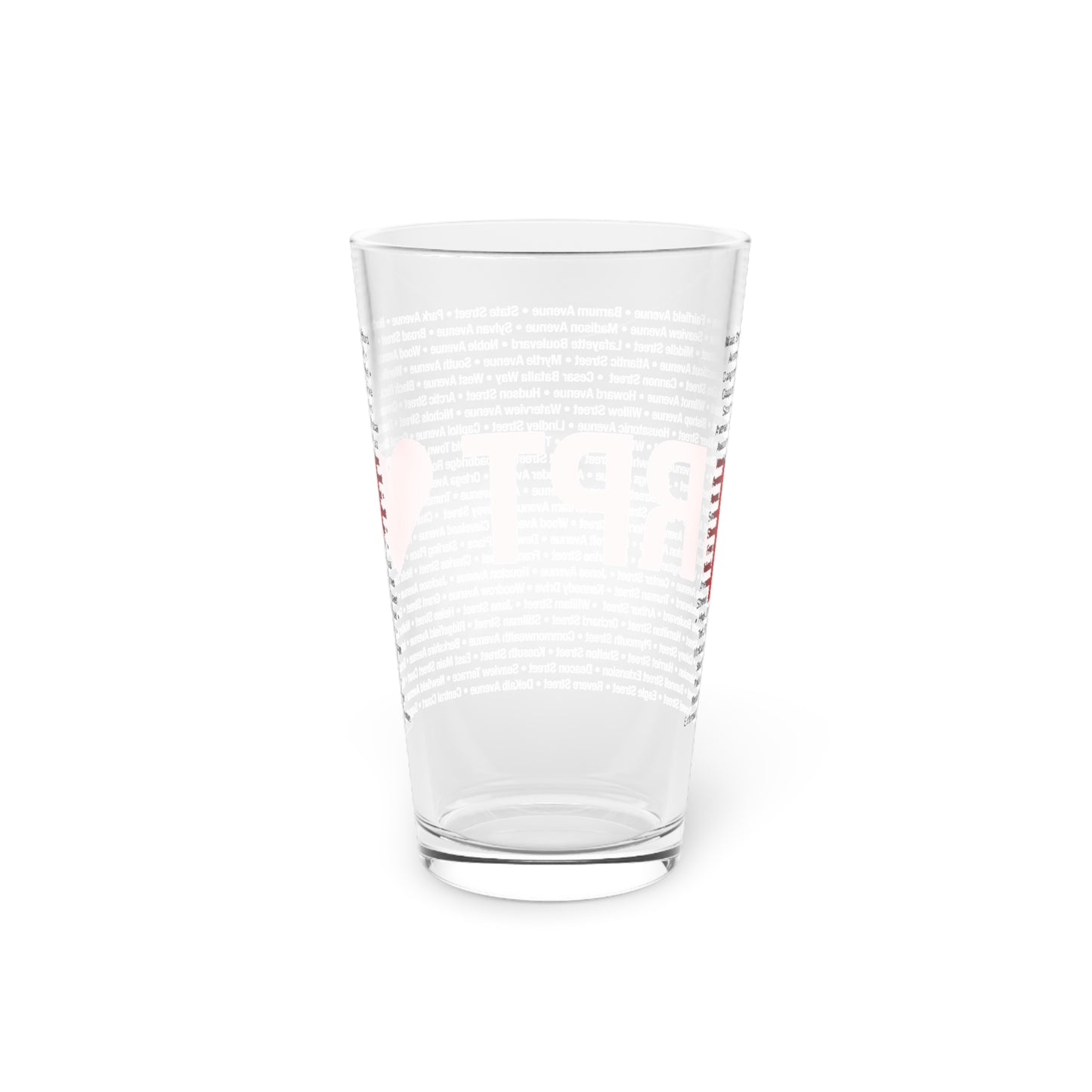 Bridgeport Love Pint Glass, 16oz