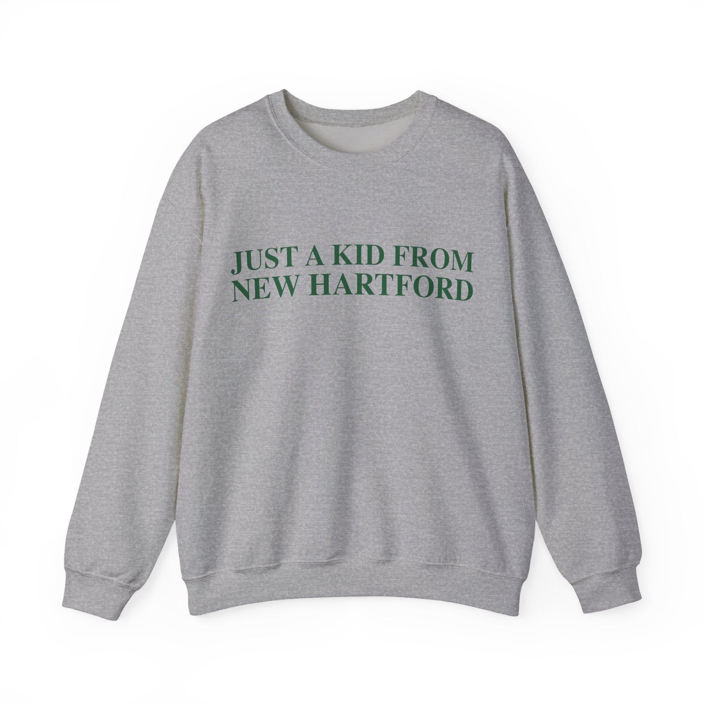 Just a kid from New Hartford Unisex Heavy Blend™ Crewneck Sweatshirt