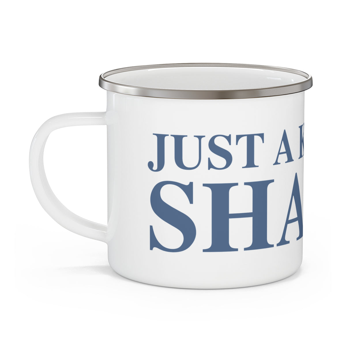 Just a kid from Sharon Enamel Camping Mug