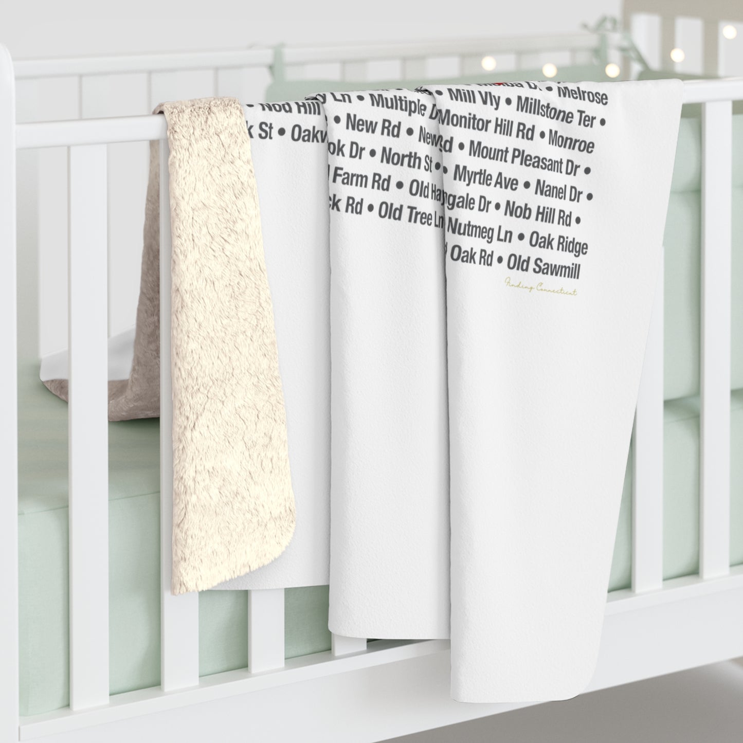Trumbull Love Sherpa Fleece Blanket