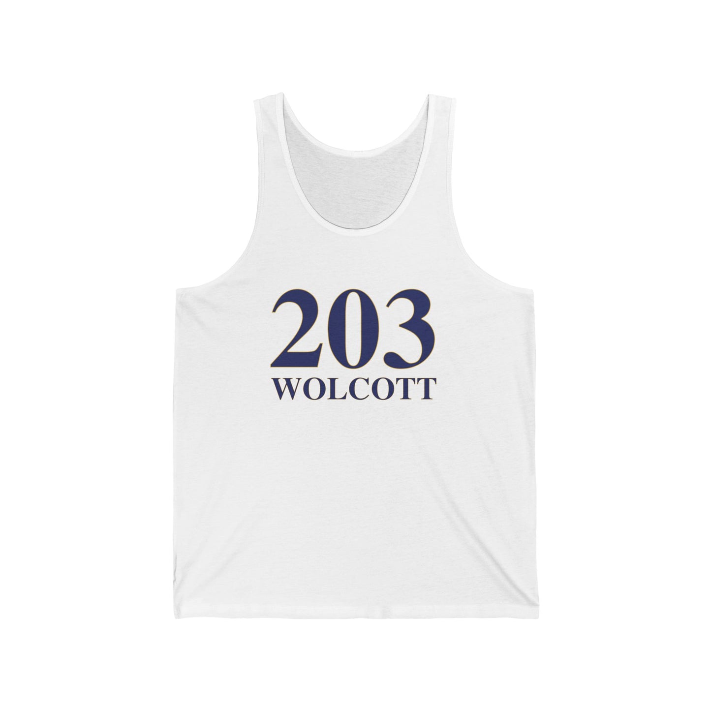 203 Wolcott Unisex Jersey Tank Top