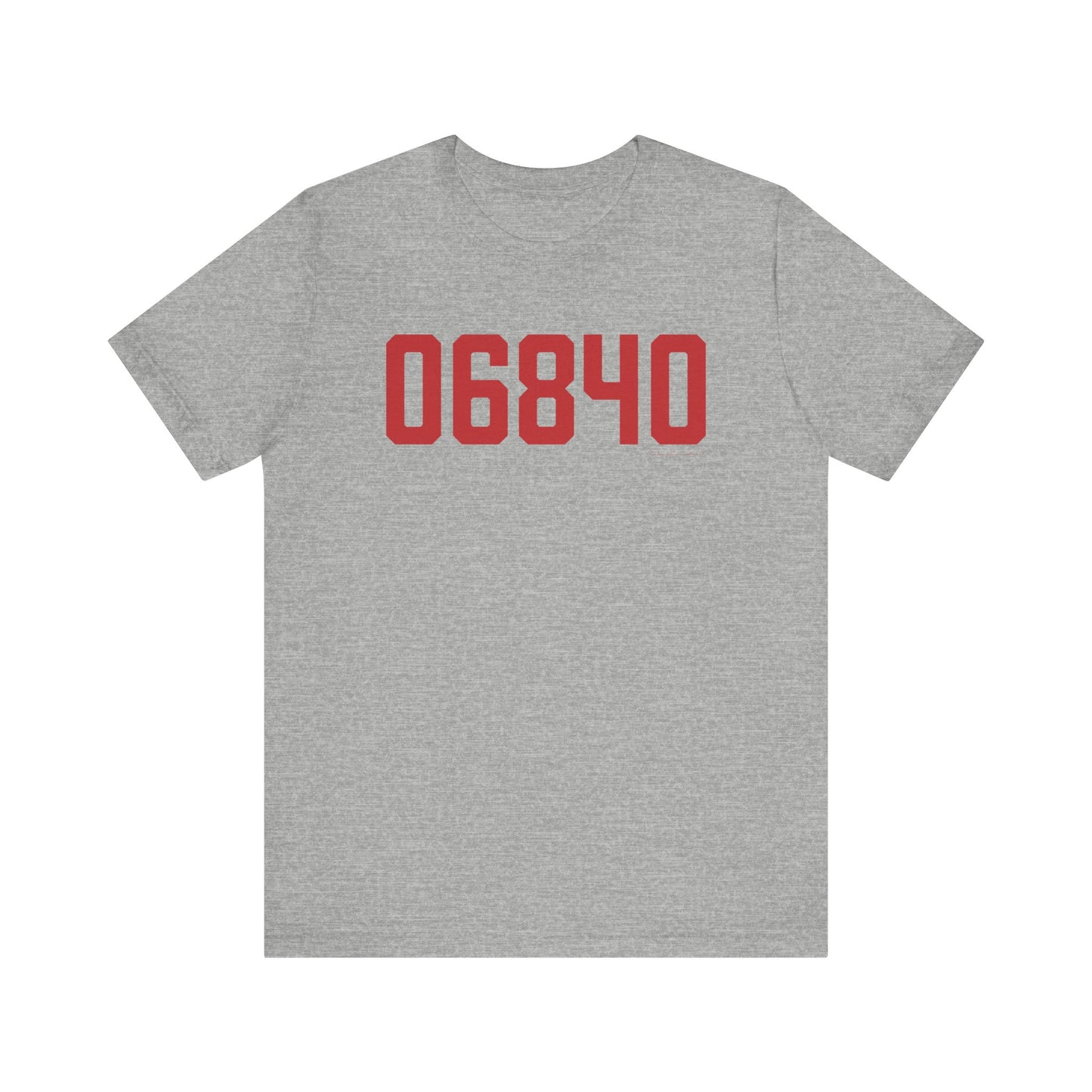 06840 New Canaan Connecticut Zip Code Unisex Jersey Short Sleeve T-Shirt