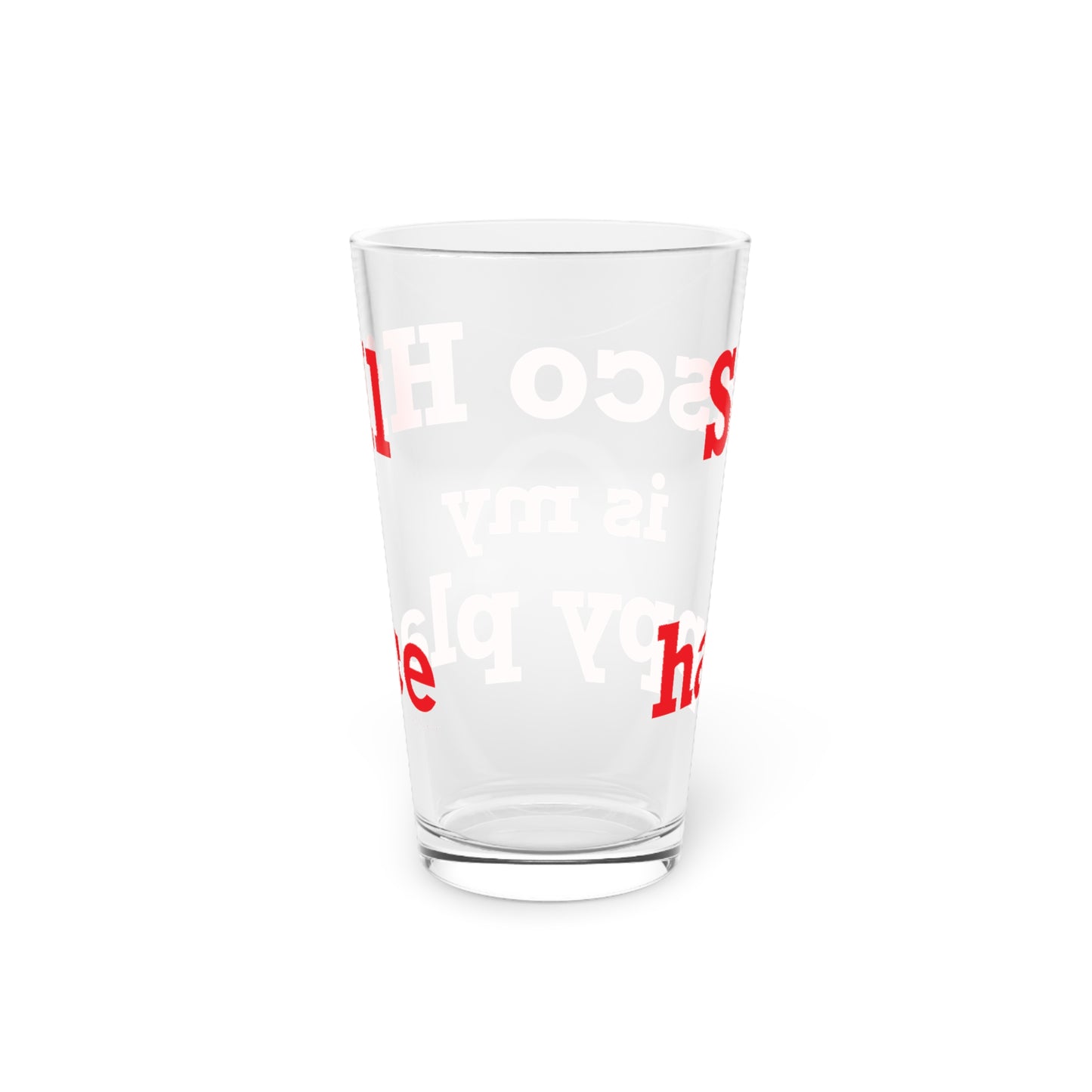 Sasco Hill is My Happy Place Pint Glass, 16oz