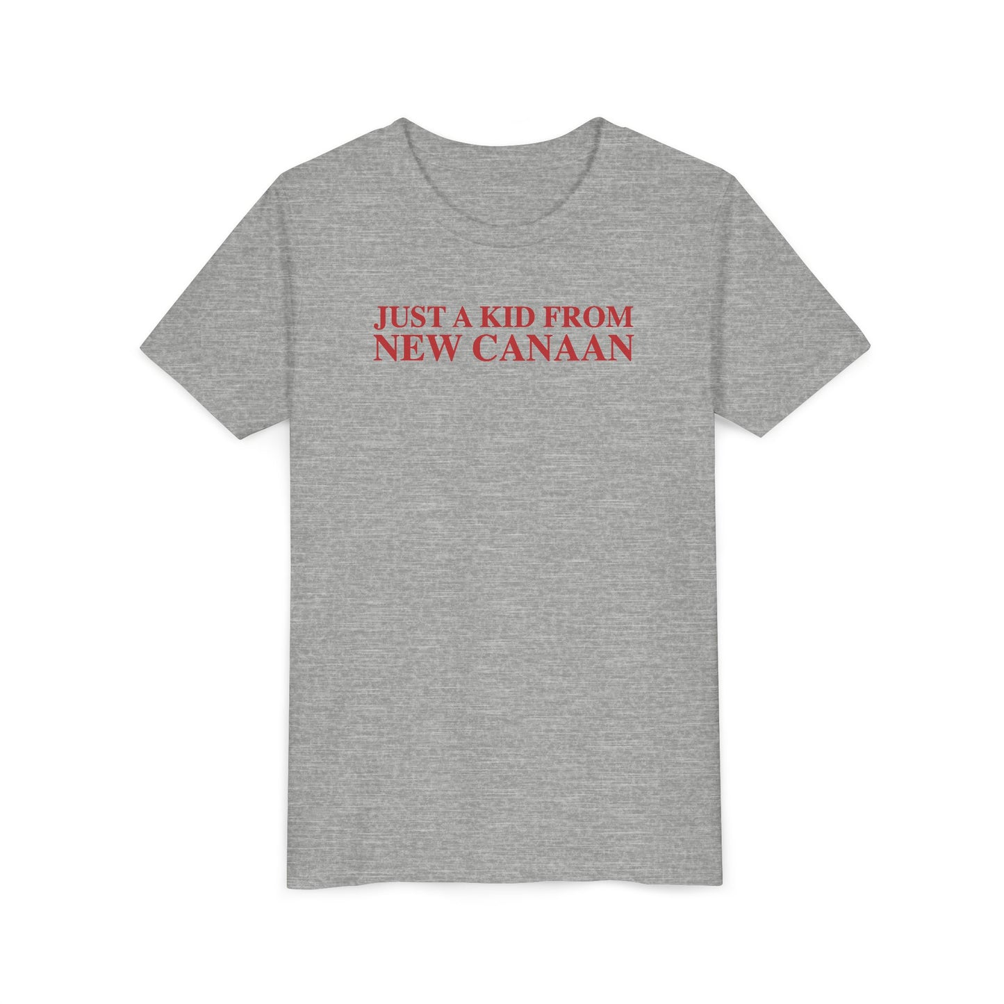 Just a kid from New Canaan Youth Short Sleeve Tee